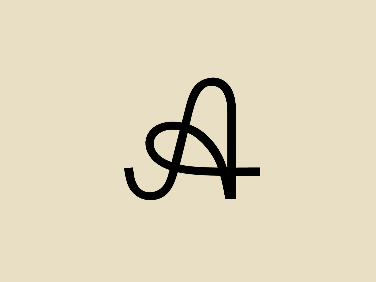 The Jane Austen's House logo is a monogram consisting of two overlapping letters. The design is minimalist and modern, with the use of clean lines and curves to create an elegant intertwining of the letterforms. The simplicity of the design provides a timeless look, with the letters likely representing initials. The use of a solid black color for the logo ensures versatility across different backgrounds and contexts. The logo's balance between negative space and the letterforms themselves creates a dynamic and visually appealing effect.
