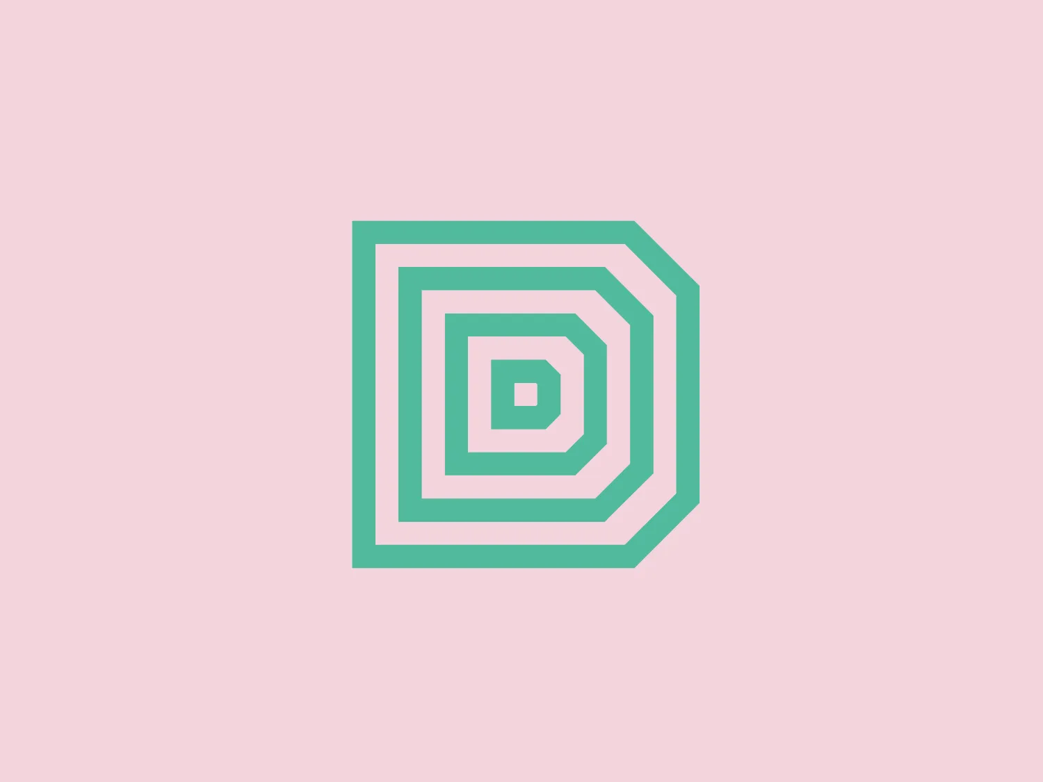 The Direct Turbine Controls logo presents a stylized, geometric design with a series of concentric, hexagonal shapes with rounded corners that form a captivating tunnel or spiral effect. The monochromatic color scheme in varying shades of teal exudes a modern and clean aesthetic, emphasizing sleek and precise lines that convey technological sophistication and stability. Complemented by a warm and subtle background color, this logo exudes a sense of precision and innovation.