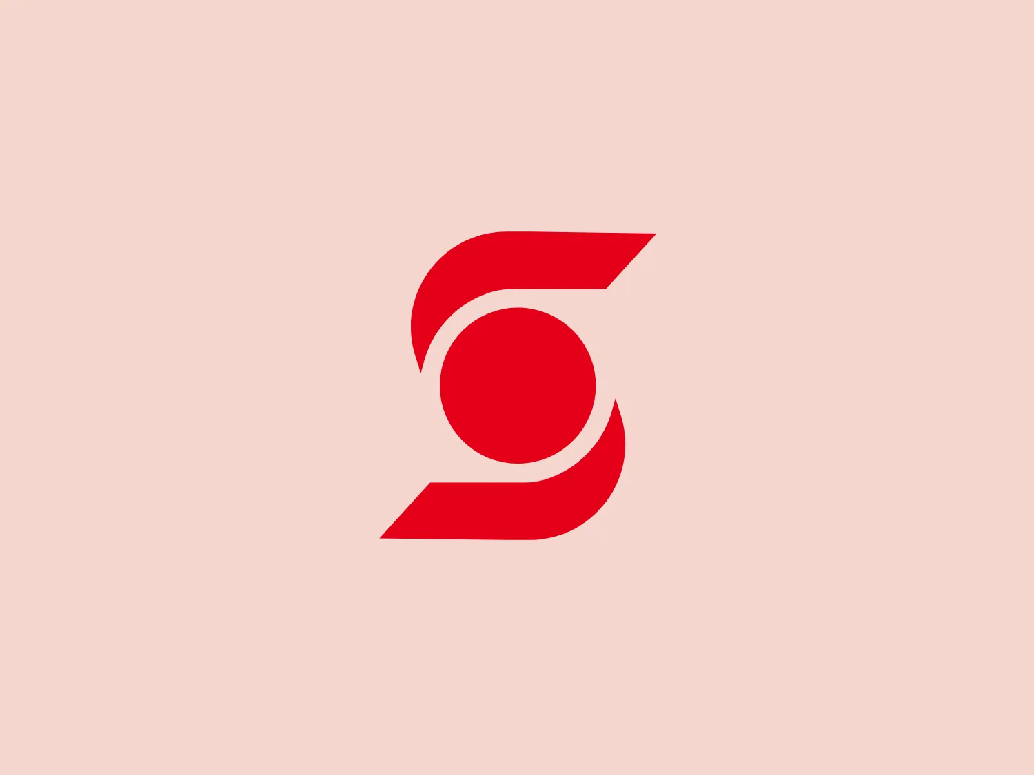 The Scotiabank logo features a bold, minimalist red stylized letter "C" with smooth curves and sharp edges, creating a modern and dynamic design. The vibrant, solid red color stands out against a clean white background, while the overall simplicity allows for versatile application across various mediums.