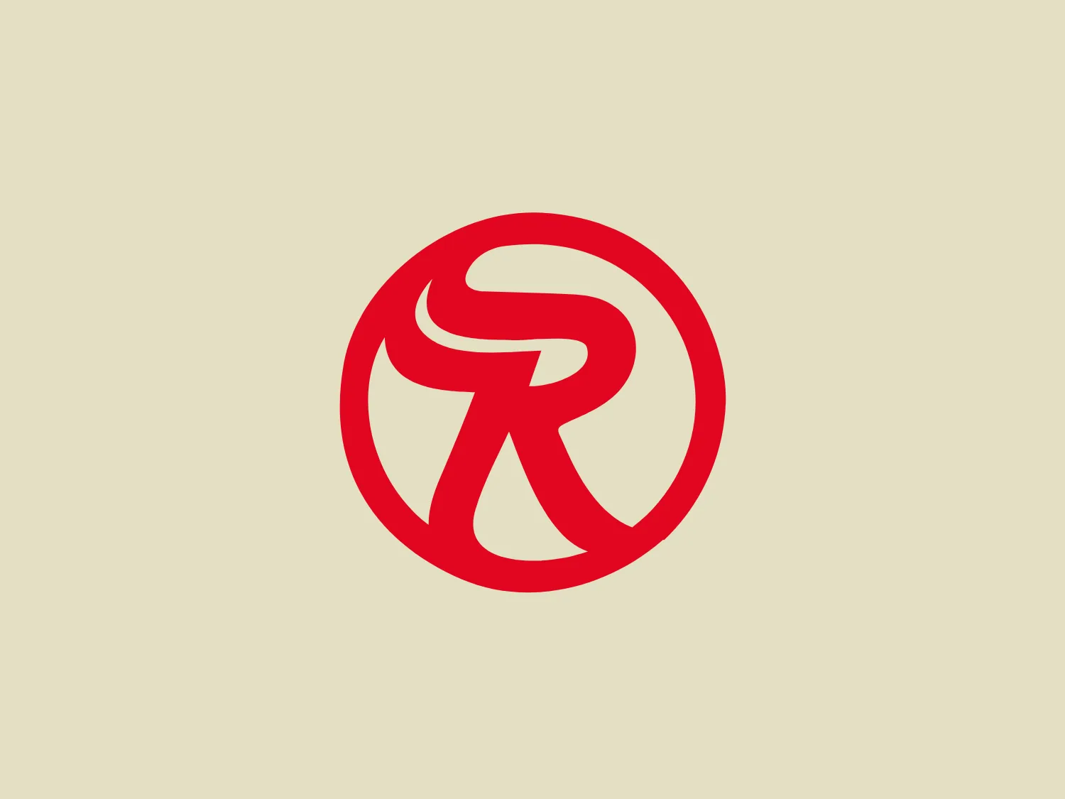 The Runnings logo showcases a vibrant red, stylized letter "R" within a circular outline. The modern, fluid design of the "R" suggests motion and energy, with a unique negative space that enhances its dynamic appearance. The minimalist approach and singular color give the logo a clean, contemporary, and easily recognizable look, while the uniform stroke thickness contributes to its balanced and strong visual impact.