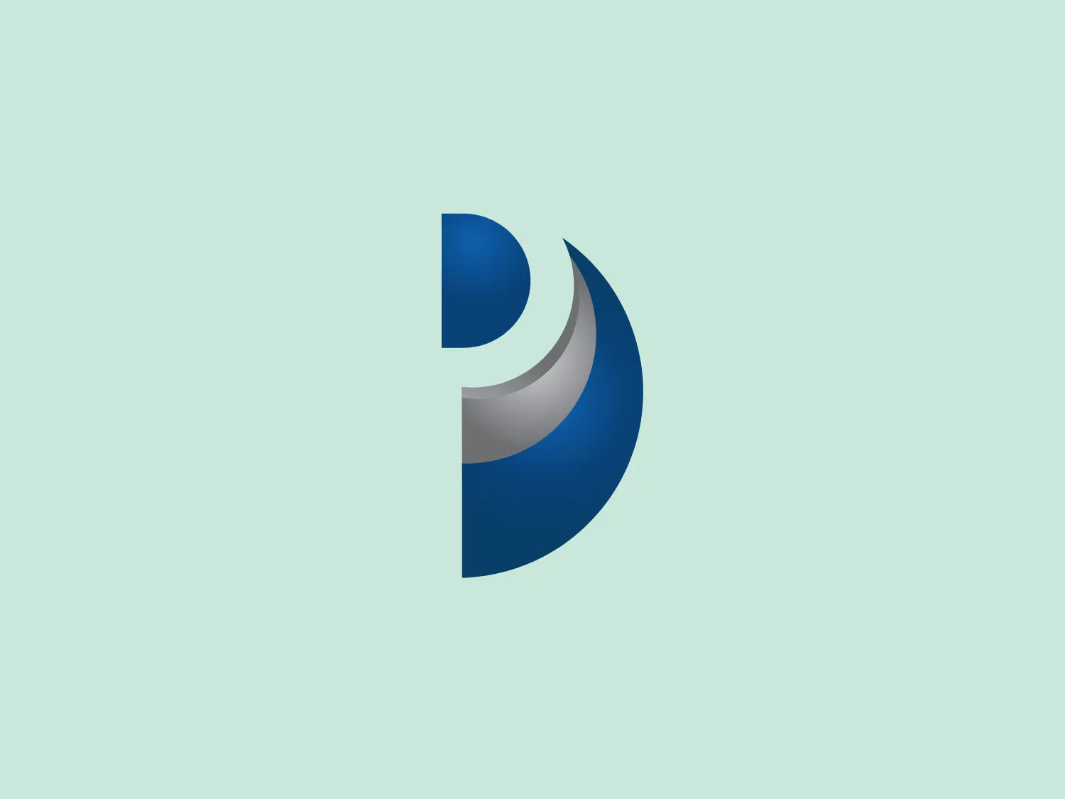 The logo for SKF Pioneers consists of a stylized letter "P" with a dynamic flair. It showcases a gradient of blues, transitioning from dark navy to light sky blue. The design incorporates sleek curves, creating a sense of motion and modernity. Additionally, a silver or light gray crescent shape is nestled within the curves, adding depth and a metallic contrast to the overall design. The aesthetic of the logo is professional and contemporary, hinting at innovation or technological advancement.