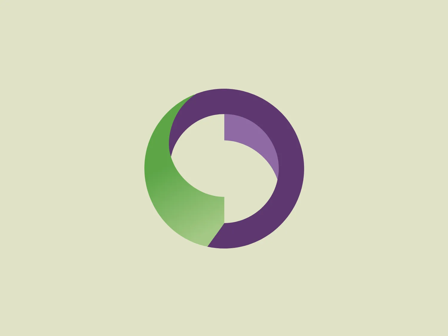 The Onsite logo presents a modern and minimalist circular design featuring a stylized letter "O." Comprised of four distinct segments in cool purple, subdued dark green, brighter light green, and light grey, the counterclockwise arrangement creates a sense of movement. The open gap between segments conveys the idea of an ongoing process or cycle. The muted colors communicate sophistication and professionalism.