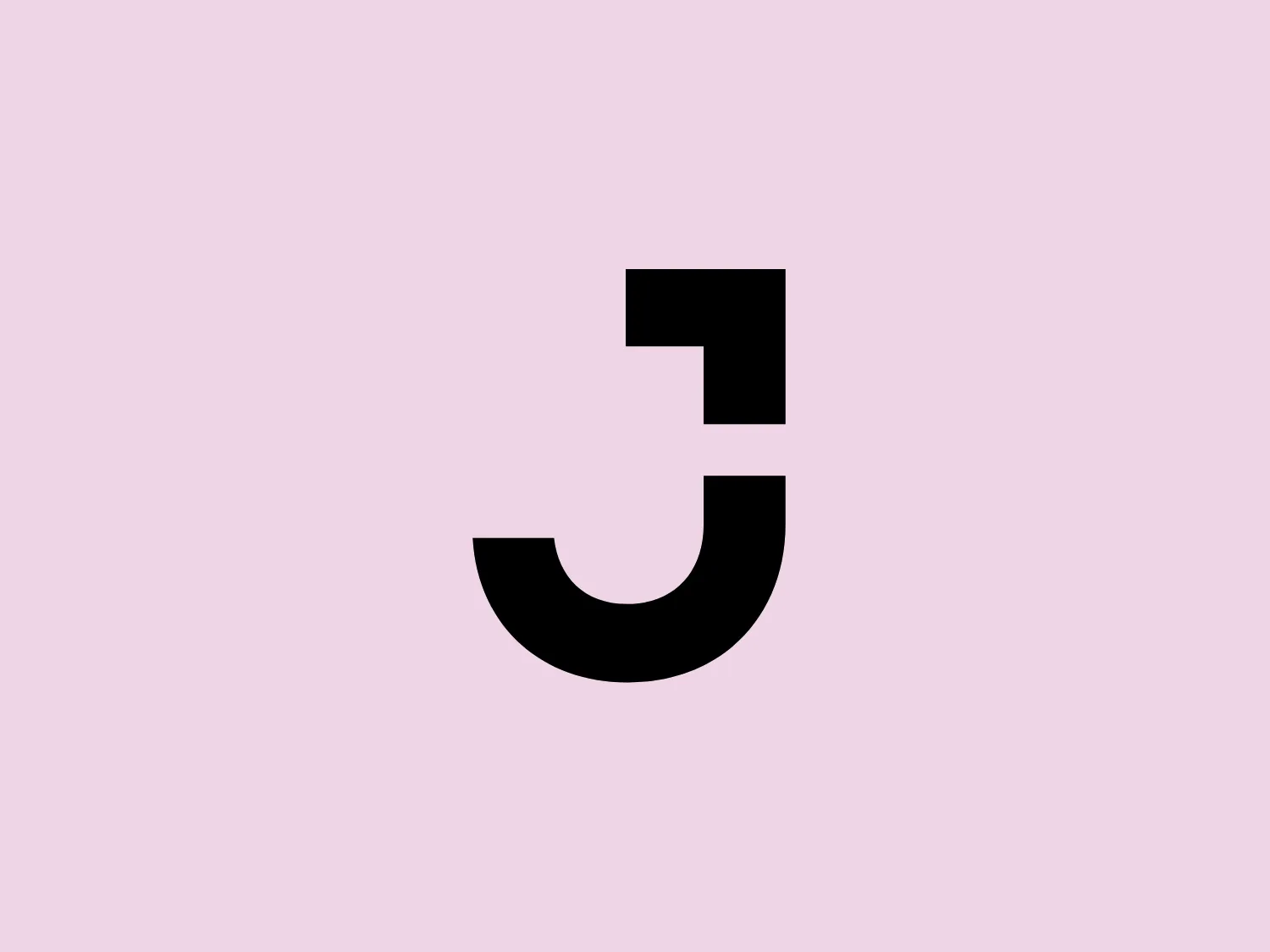 The logo for Jacobs is a bold, black letter 'J' with a distinctive design that combines angular and curved elements. The upper part of the 'J' is constructed with a right angle, giving it a sharp, modern look, while the lower curve softens the design, adding balance and visual interest. The logo has a minimalist aesthetic, utilizing strong contrast with its solid black color against a plain background, making it striking and easily recognizable. This stylized 'J' could represent a variety of brands or companies, particularly those seeking a sleek and contemporary image.