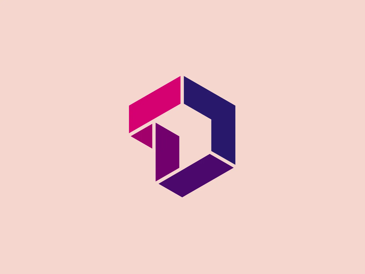 The Deiser logo showcases an abstract, 3D hexagonal shape with a modern and minimalist design aesthetic. Composed of interconnected parts, it utilizes a gradient of colors ranging from a vivid, deep magenta to a darker, rich purple, imparting a sense of dynamism and depth to the design. The varying shades and overlapping edges of the shape create an illusion of perspective and structure, making it both eye-catching and sophisticated. Considering the colors used in the Deiser logo, a lighter, neutral background would complement it without overpowering the logo's vibrant hues.