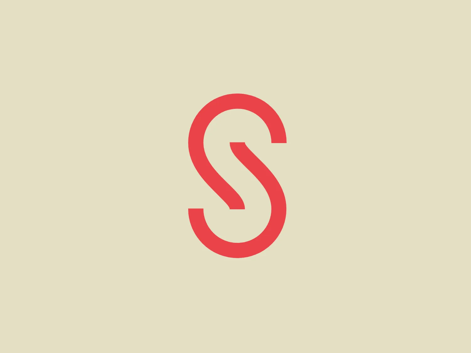 The logo for Summit Health features a modern and minimalist design, with a stylized letter 'S' in a vivid coral red color. The letterform has a subtle thickness variation and a soft, matte finish, adding a touch of elegance and dynamism. The design suggests motion or progression, making it versatile and contemporary for a wide range of branding applications.
