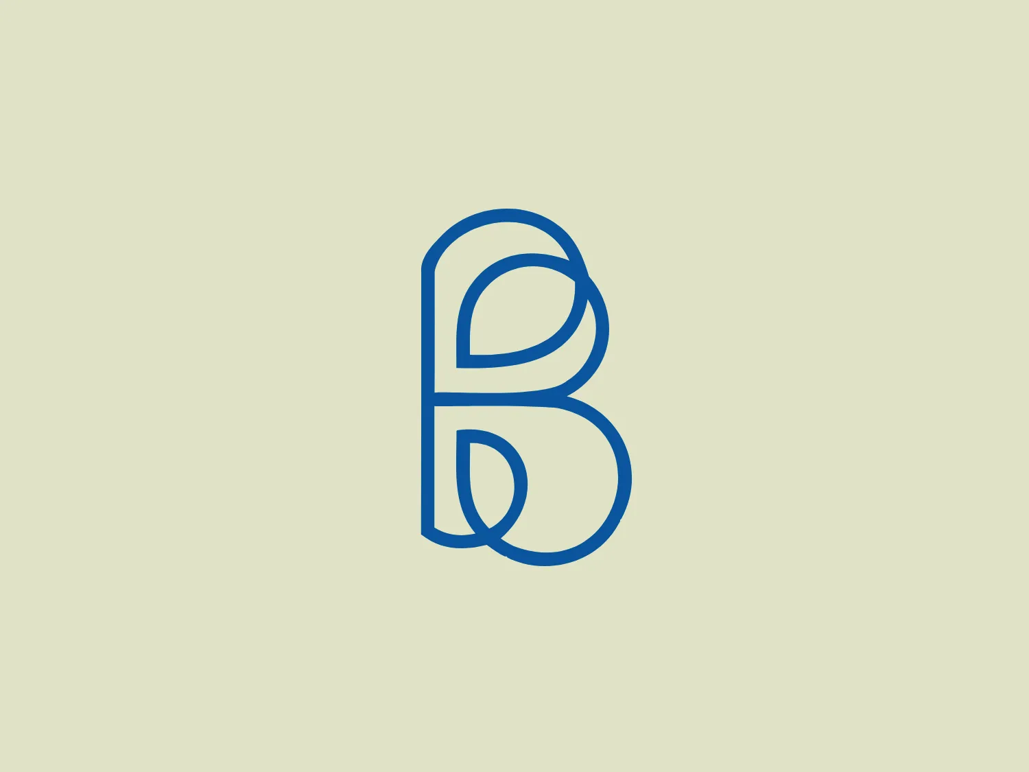 The image depicts the stylized "B" logo for Bank Street College of Education. It features a bold and continuous line with elegant curves, conveying a sense of fluidity and modernity. The clean, sans-serif typeface with rounded corners enhances its sleek and contemporary look. Rendered in a bright and saturated blue color, the monochromatic logo suggests professionalism and trustworthiness. The overall design combines simplicity with a dynamically curved shape, making it memorable and easily recognizable.