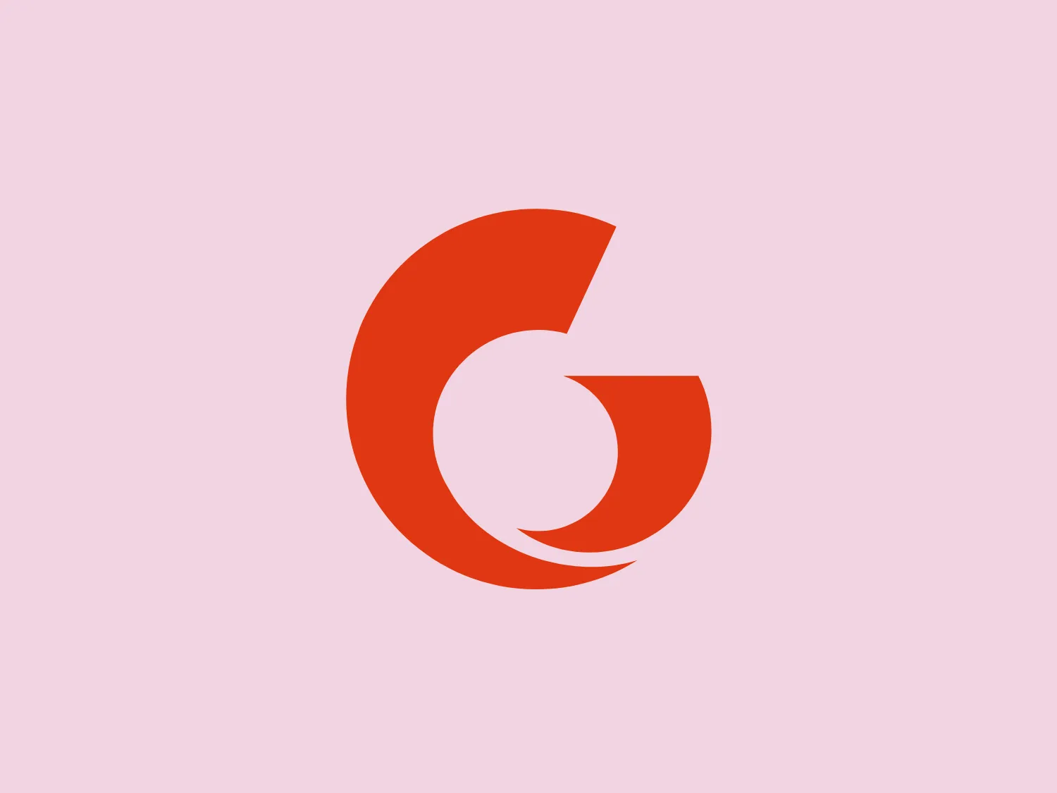 The Galavisión logo showcases a bold and vivid orange "G" with a modern and minimalist design. The circular form creates the spine of the letter, with a rounded cutaway suggesting the crossbar. The negative space in the center emphasizes the shape's contours, adding a dynamic aspect to the design. The color and form reflect energy, creativity, and forward-thinking. The logo would stand out with a soft and neutral background, complementing its vibrant aesthetics.