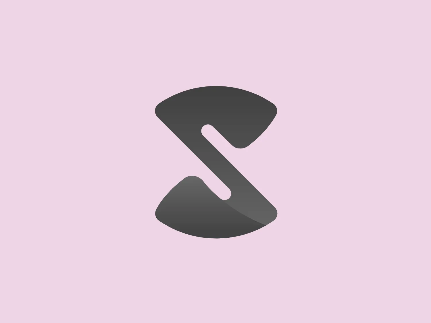 The Sablier logo features an abstract, fluid mark that forms a stylized letter "S". The design exudes sleekness and dynamism, with flowing lines suggesting movement and modernity. The gradient color scheme, transitioning from deep orange to soft yellow, imparts warmth, energy, and creativity. Clever use of negative space splits the figure, enhancing visual interest and adding sophistication to the design.