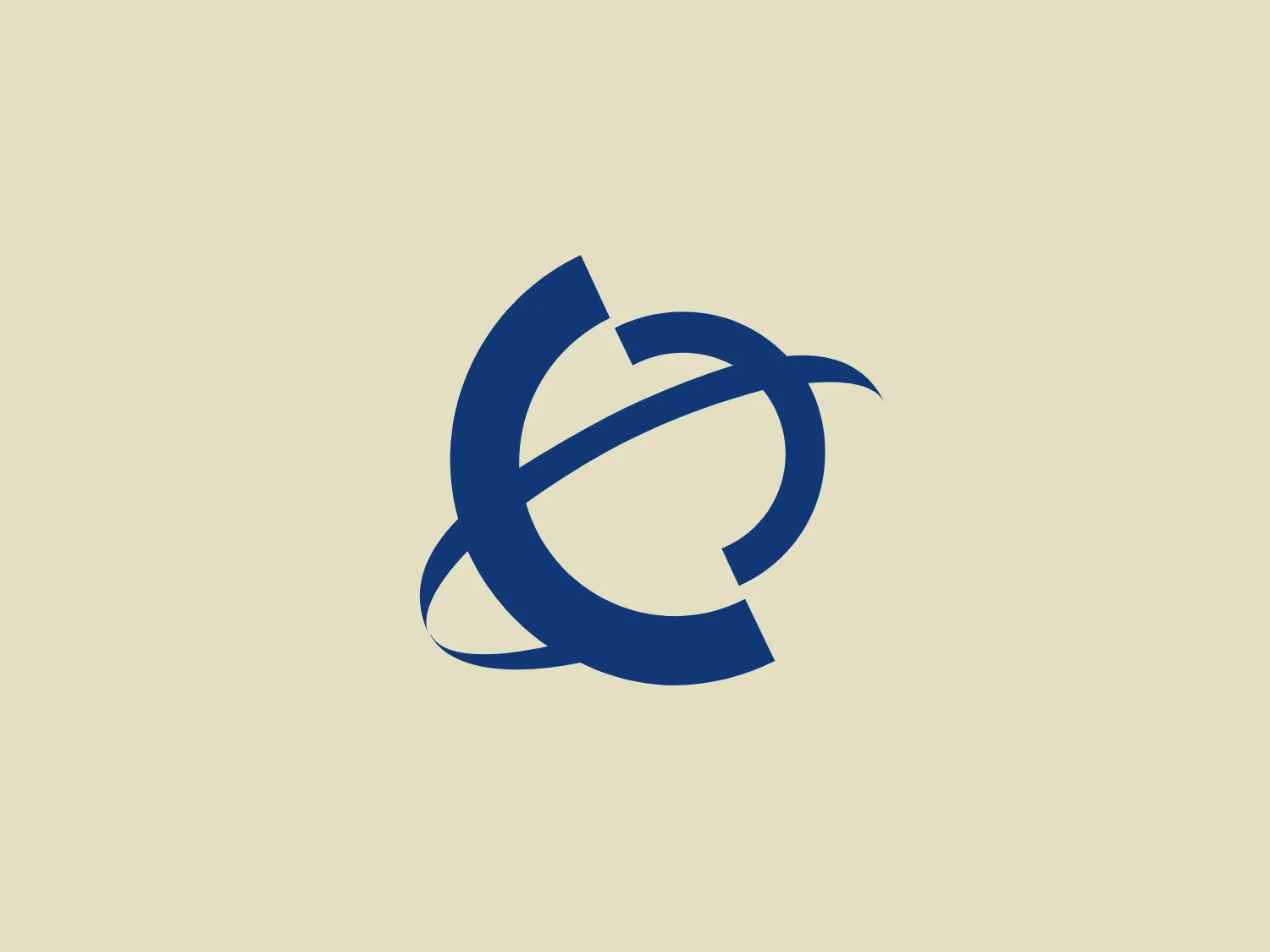 The Nortel logo features a stylized design with flowing, interconnected elements that evoke a sense of motion and connectivity. The primary shape resembles an abstract, rounded letter, with segments that appear to weave over and under each other, suggesting a dynamic interaction. It uses a single deep blue color, which implies professionalism and trustworthiness. The use of negative space within the design adds to the modern and minimalist aesthetic. Given the logo's color and design, a light and neutral background would complement it well without competing for attention.