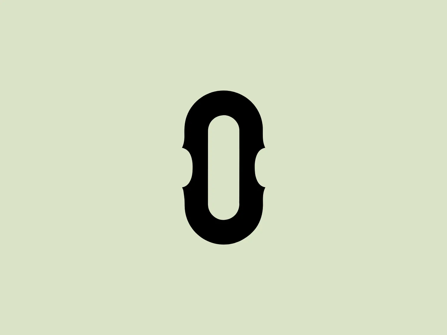 The logo presented for Orchestre Symphonique Québec is a stylized representation of the letter "O." It features a bold, black central shape that contrasts with asymmetrical cut-outs on either side, giving it a modern and slightly abstract look. The sleek and minimalistic design communicates a sense of sophistication and contemporary elegance.