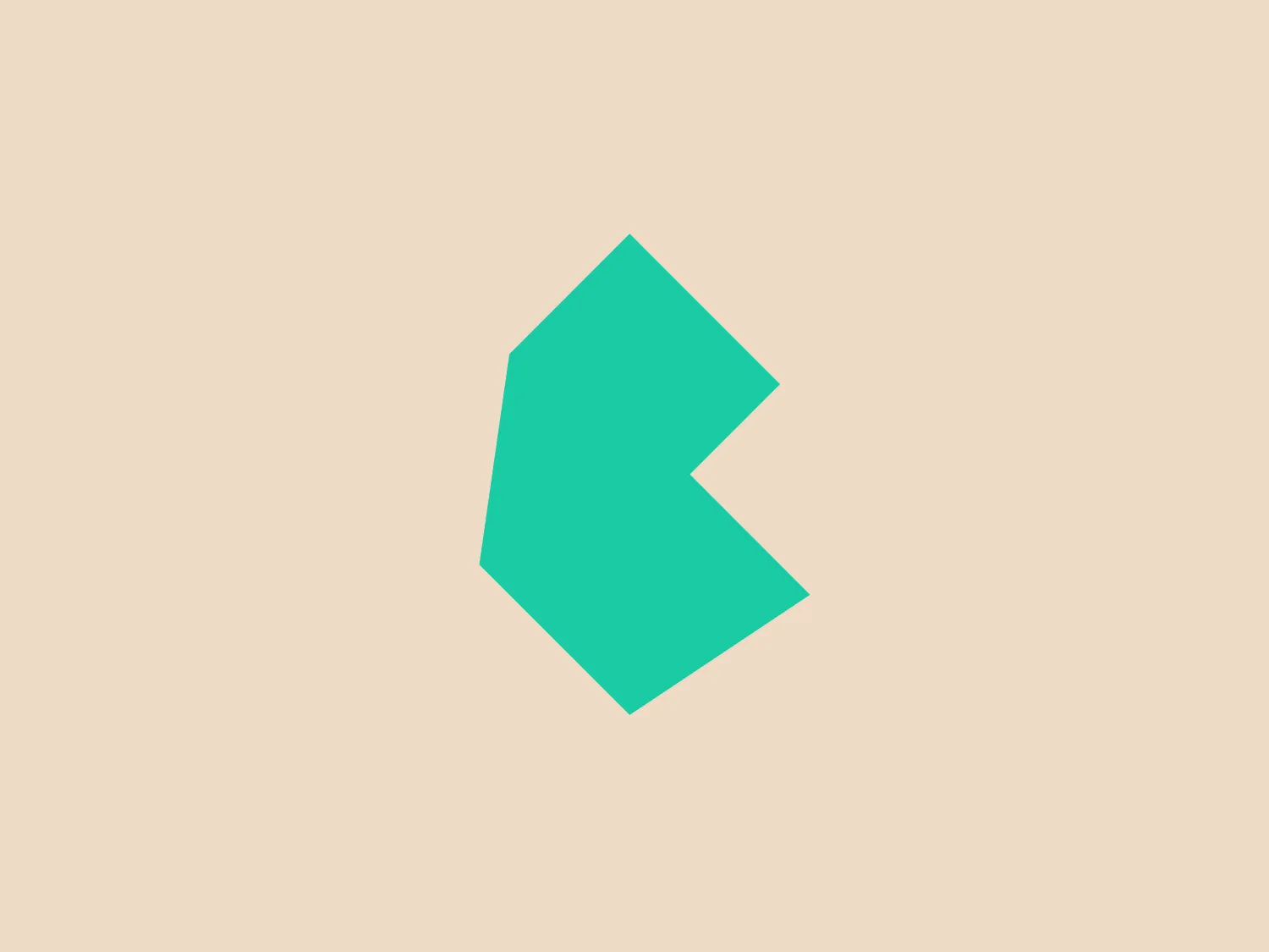 The logo for Bulma features a two-dimensional, geometric design with two right-angled triangular shapes that together form an abstract letter B. The sharp angles and flat surfaces of the design create a modern and dynamic feel. The logo utilizes a vibrant teal color, which adds freshness and energy. Its simplicity, without gradients or embellishments, contributes to its clean and contemporary aesthetic.