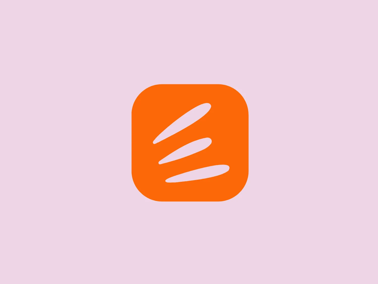 The Enthuse logo showcases an abstract, stylized design of three white diagonal slashes on an orange rounded square background. It exudes a modern and dynamic vibe, with the white elements resembling motion streaks or stylized light reflections. The design is simple yet highly recognizable and stands out due to its bold color contrast and distinctive marks. Its simplicity allows for versatile usage across various mediums.