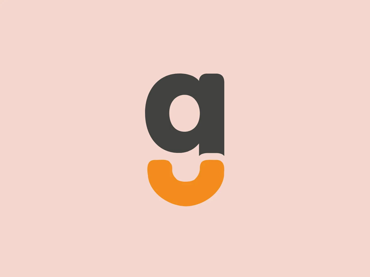 The Tigerair logo features modern two-toned design. The dark, charcoal gray, lowercase 'a' with bold and rounded typeface sits atop a vibrant, golden yellow, curved shape. The 'a' is integrated with the base shape, creating a compact, balanced, and contemporary look.