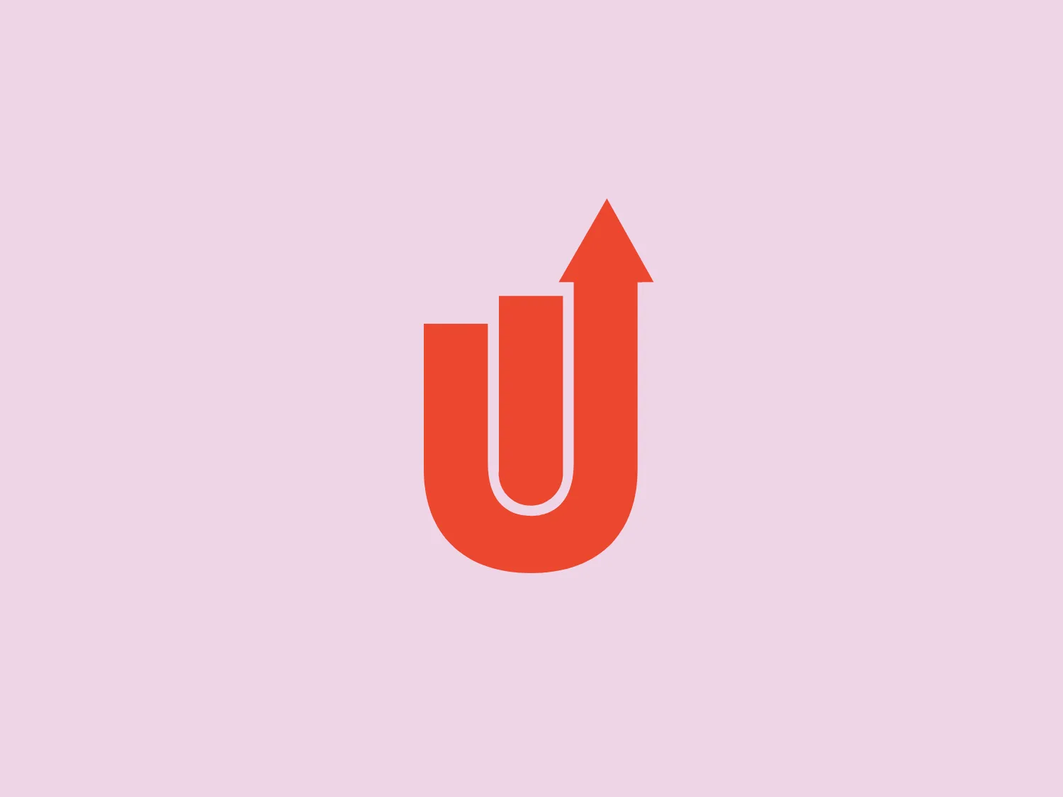 The logo for Upsight prominently displays a bold orange, stylized letter "U." The design is simple yet distinctive, with the bottom of the "U" forming a solid base and the top extending into an arrow pointing upwards, symbolizing growth, progress, or aspiration. The curves of the letter are smoothly rounded, giving the logo a modern and approachable feel. The use of a vivid orange signifies energy, enthusiasm, and a friendly, inviting presence.