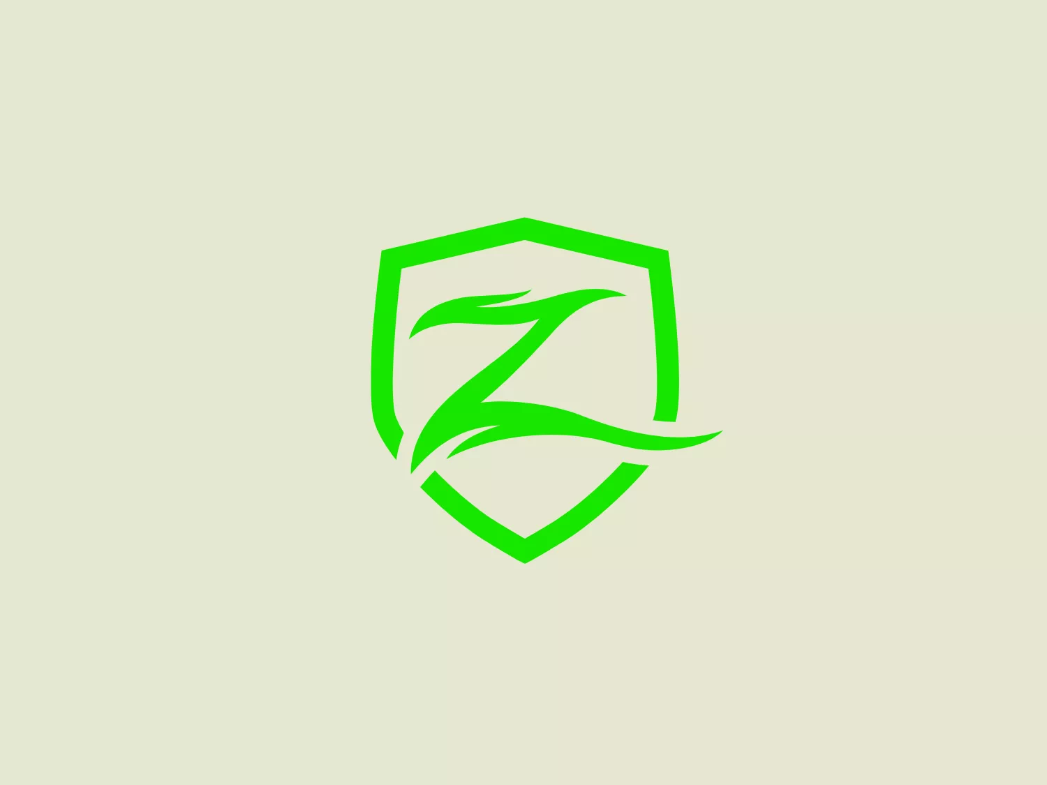 The Zone Offroad logo features a stylized, abstract green shape set within a shield-like contour. The green shape portrays growth, natural elements, or dynamism, with smooth, curved lines that flow and interlink harmoniously. The vibrant shade of green evokes energy and freshness, while the bold edges of the shield form convey strength and protection. The design is sleek and modern, with a clear focus on simplicity and symbolism.