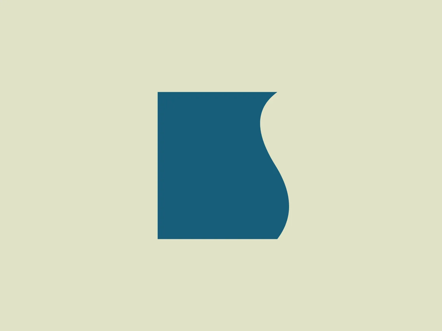 The Synergis Technologies logo features a stylized letter design composed of a bold, teal-colored shape that resembles a combination of a square and a curvy letter 'D', with a bite taken out of the upper right corner, giving it a modern, creative twist. The simplicity of the form and the use of a single color speaks to a minimalist and contemporary aesthetic that's both professional and approachable. The choice of a right angle and a smooth, opposing curve provides a striking contrast that makes the logo memorable and versatile for various applications.