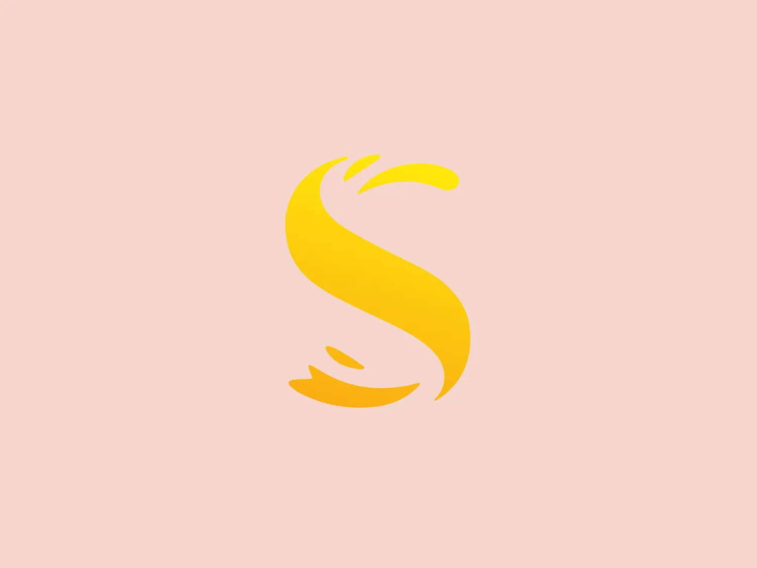 The Sandevid logo features a stylized "S" composed of bold, organic curves that convey a sense of movement and fluidity. The vivid yellow color with gradient shading creates depth and a 3D-like effect, giving the logo a modern, sleek, and approachable aesthetic. Its versatile design is suitable for various contexts.