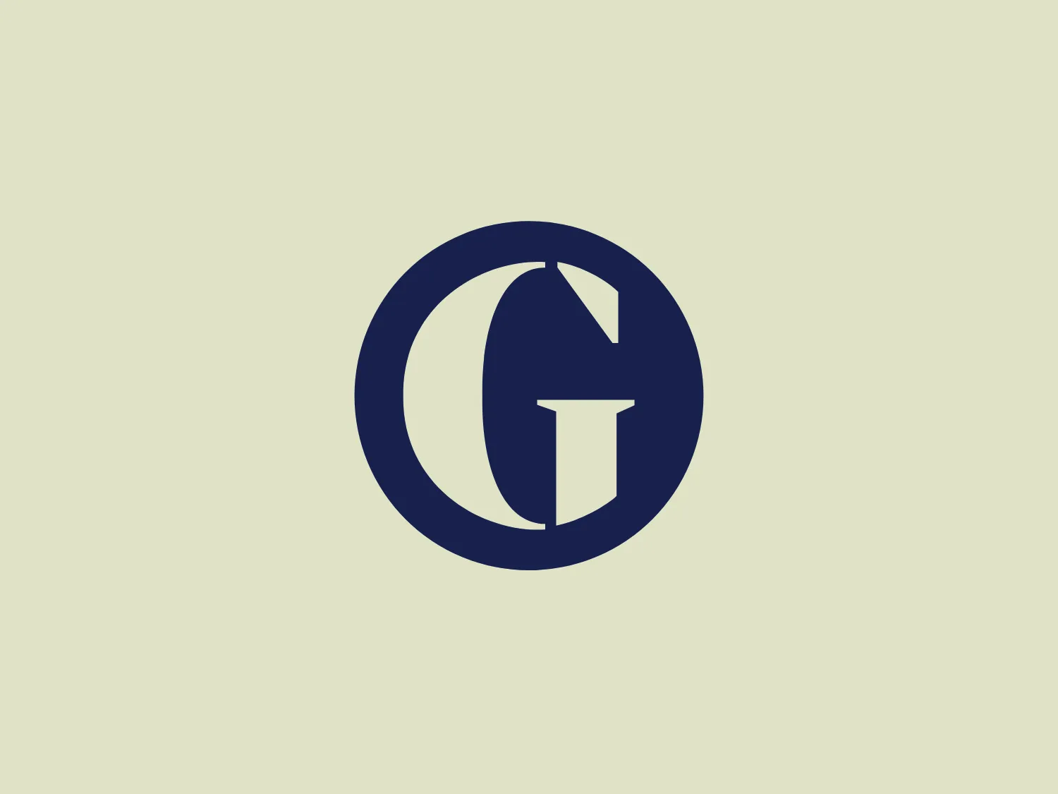 The primary shape is a bold, dark blue circle that contains a white uppercase "C" that interlocks cleverly with a white uppercase "T". The "C" wraps around the vertical shaft of the "T", with the horizontal bar of the "T" cutting through the "C" to create a sense of unity between the two letters. The overall aesthetic is professional and clean, with a color scheme that communicates stability and trust. The design is simple yet effective, making it easily recognizable and scalable for various applications.