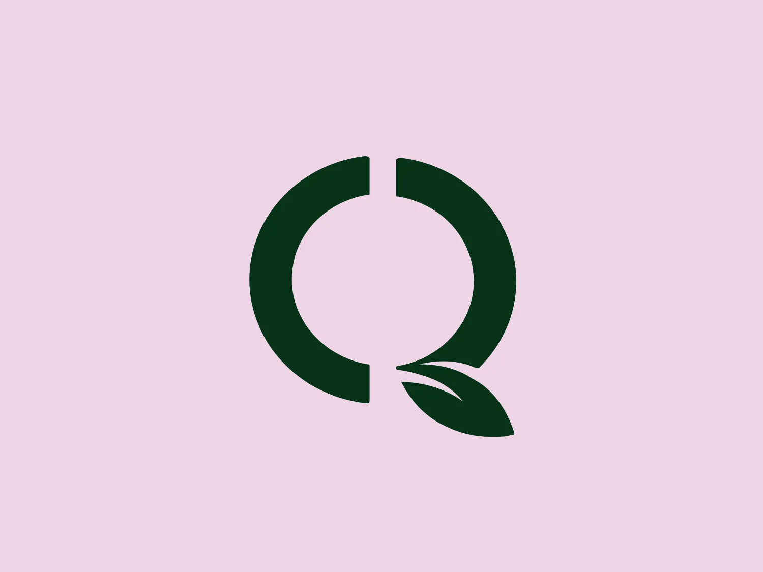The logo for nesQino features a minimalist, circular design with a rich, dark green color that conveys a sense of growth and sustainability. The circular shape is formed by two curved elements opening at the bottom, where one of the ends is stylized into a leaf motif, implying a focus on nature or environmental friendliness. The gap at the bottom of the circle suggests accessibility and openness, embodying a sleek and modern design with a clear emphasis on simplicity and organic themes.