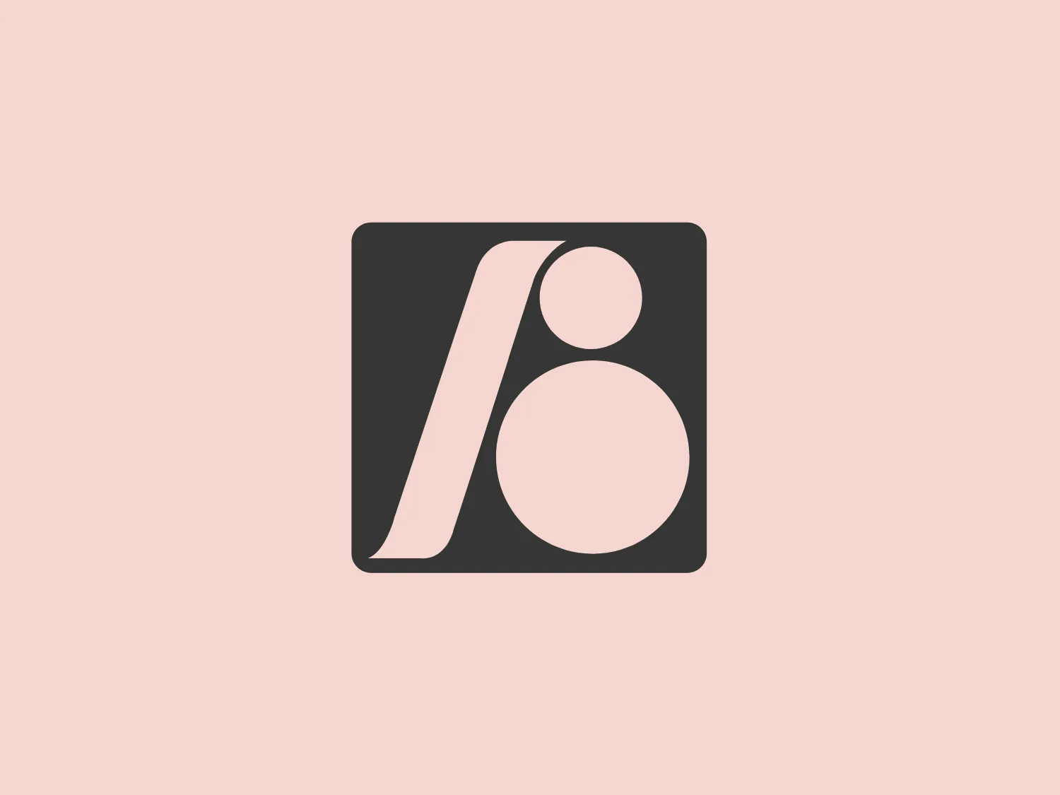 The Bongrain logo is a clean and modern design with a bold white symbol set against a solid blue square background. The symbol features an abstract combination of shapes, resembling a stylized letter 'a' composed of a large white circle and a vertical bar leaning to the right, creating a fluid and continuous form. The strong contrast with the blue background makes the design stand out, conveying a sense of balance and forward movement, reflecting innovation and dynamism.