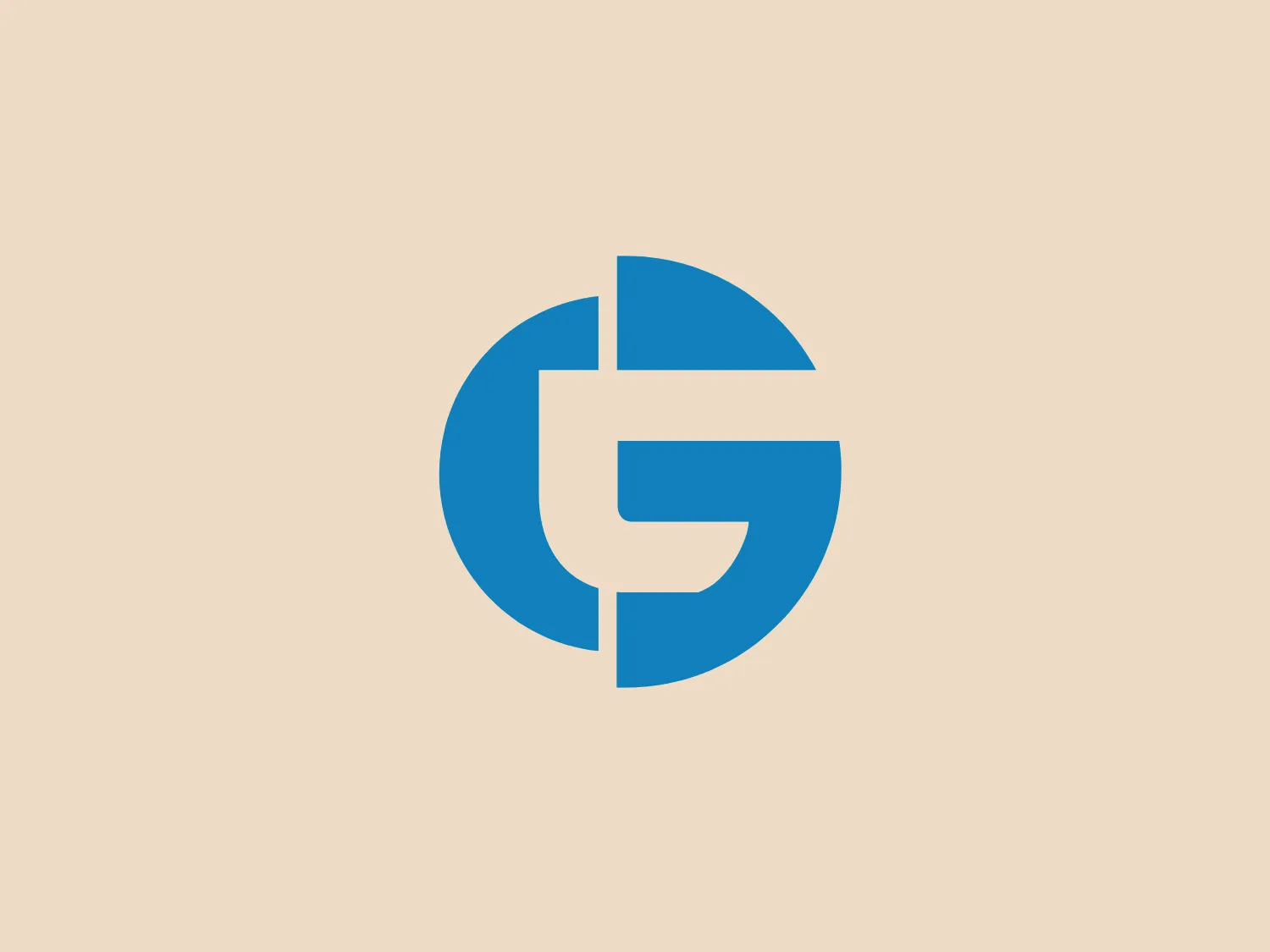 The Total Goalie logo features a stylized letter 'G' in a bold and modern sans-serif typeface, rendered in a vibrant shade of blue. It is enclosed within a circular shape that matches the contours of the 'G', giving the impression of the letter being carved out of the circle or fitting snugly within it. The design is minimalistic, with clean lines and solid coloration that emphasizes simplicity and contemporary aesthetics, exuding a sense of innovation and trustworthiness through its strong, geometric design.