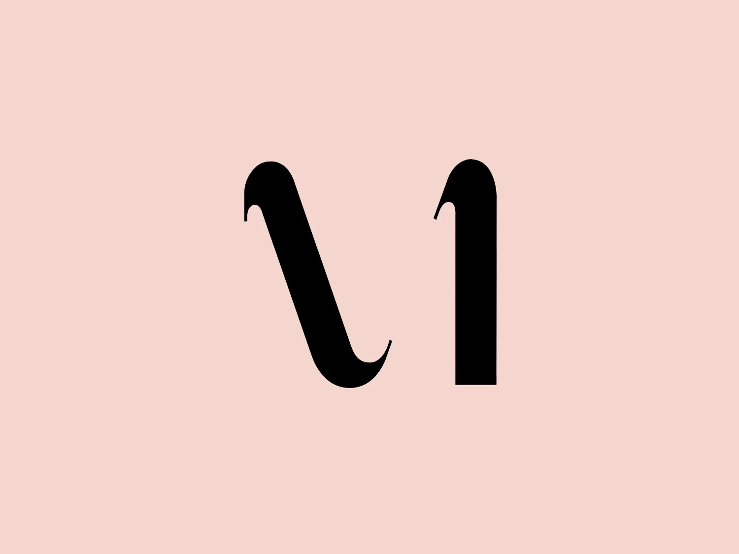 The Media Factory logo showcases two distinct, abstract shapes with a minimalistic design. On the left, a curved form resembling a stylized checkmark or a swoosh flows elegantly from thick to thin, imparting a sense of movement and dynamism. On the right side, a vertical, rectangular shape slightly tapers towards the top, akin to a pillar or a modified numeral one. Both elements are solid black, offering a striking contrast likely to stand out against a lighter background. The design exudes a clean, sophisticated, and modern look, striking a good balance between the curved and straight elements.