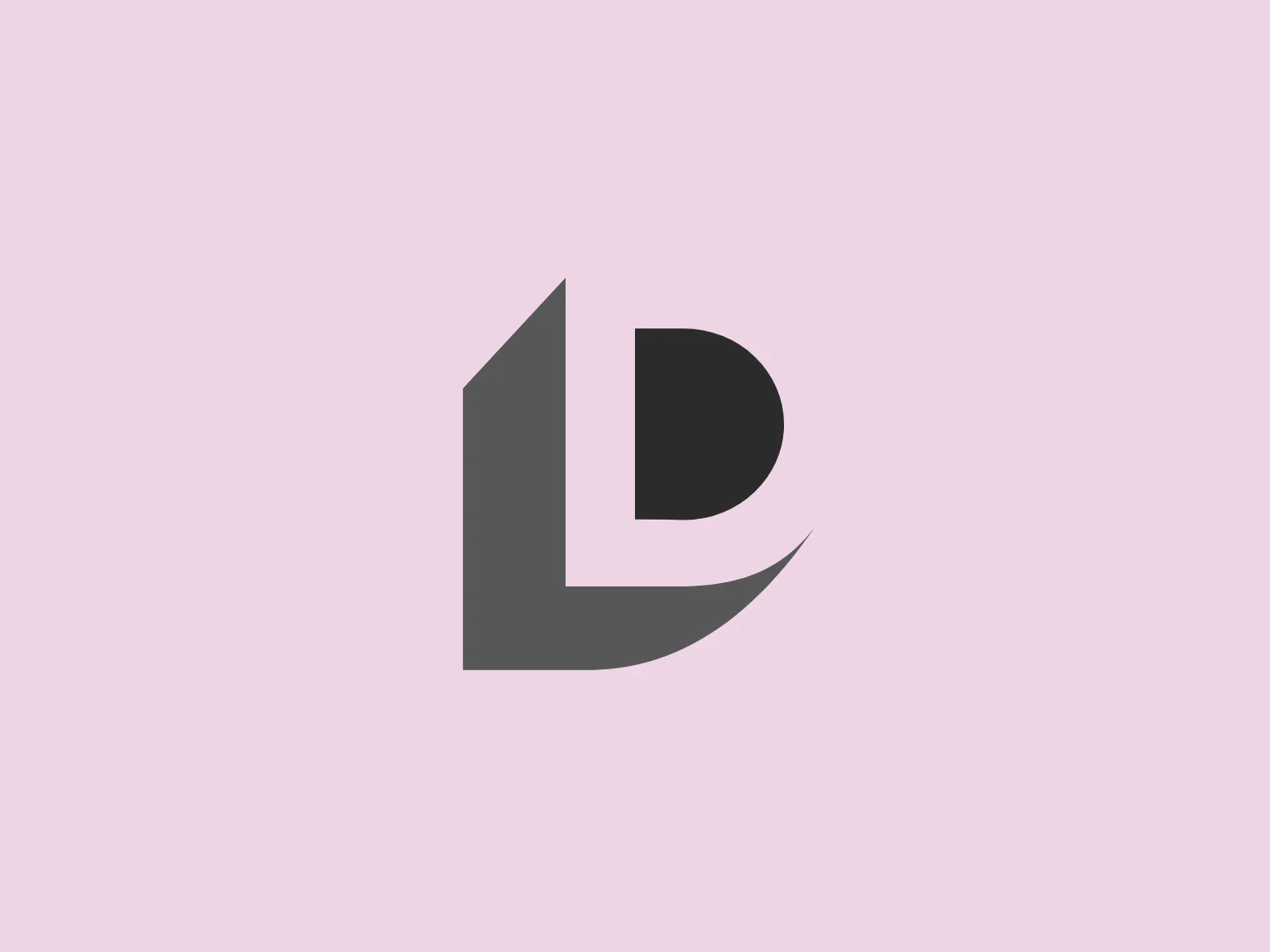 The Darlington logo boasts a modern and minimalist design comprised of geometric shapes. The primary element resembles a stylized letter "D" with a three-dimensional effect, consisting of a lighter gray plane and a darker gray plane that meet at an angle, giving the impression of depth. A bright red semicircle is nestled within the angle's notch, creating a striking contrast and focal point. The sharp lines and bold color blocking give the design a clean, professional look, indicating it could be for a company or brand in the technology or design field.