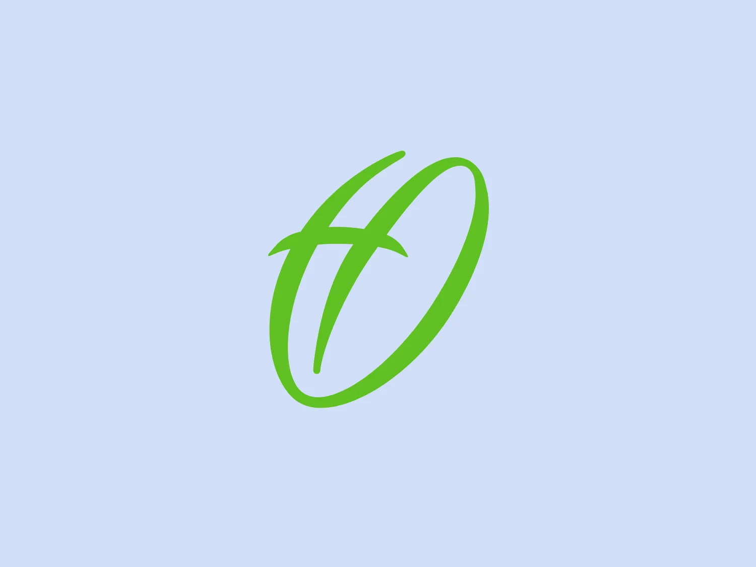 The logo in the image features a stylized letter "f" in lowercase, with a dynamic, flowing design suggesting movement or agility. The character is formed by two green lines that loop around to create a sense of continuity, with the vertical stroke of the "f" flaring out at the top and curling back towards the base. The green color is bright and lively, creating a sense of energy and growth. The overall design is modern, clean, and minimalistic, with a single color and the absence of additional embellishments focusing attention on the fluidity of the form.