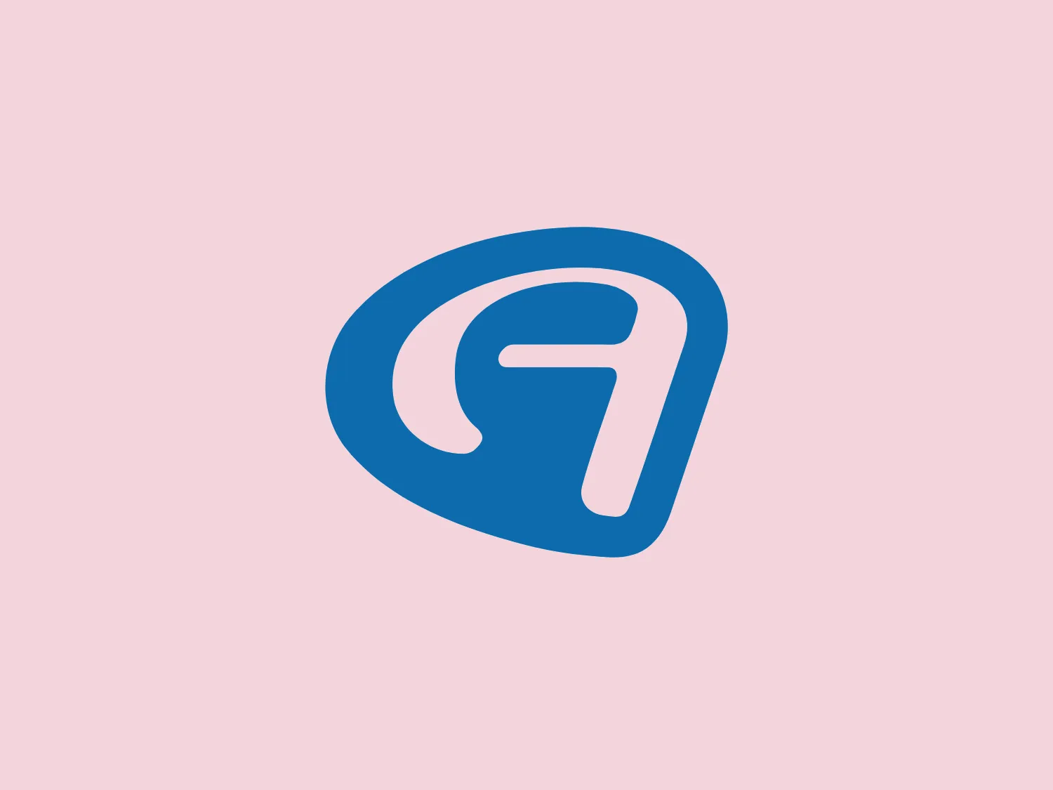 The Avanquest logo features a stylized letter 'F' centered inside a shape that loosely resembles a speech bubble or a rounded shield. The 'F' is designed with flowing, bold lines that taper towards the ends, creating a modern and dynamic look. The overall shape has a slanted orientation, which adds to the sense of forward motion. The primary color of the logo is a bright, saturated shade of blue, which conveys trustworthiness and professionalism. The logo's edges are smooth and there are no sharp corners, which gives it a friendly and approachable feel.