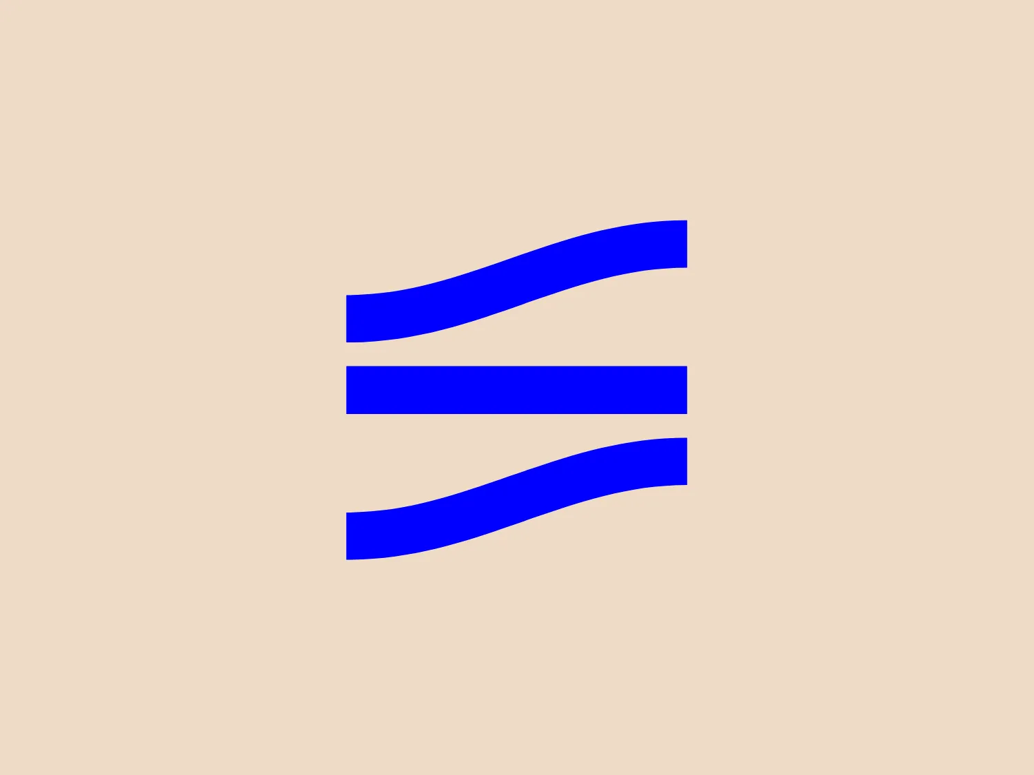 The State Street logo consists of three horizontal blue stripes with a wavy form, creating a sense of fluidity and motion. The rich, saturated blue color exudes a clean and modern feel, while the wave pattern conveys a dynamic energy that could be associated with water, airflow, or movement. This simple yet bold design is highly recognizable due to its distinct shape and color contrast. The identical stripes vary in length, with the middle one being the longest, making for a visually striking logo. An ideal background for this logo would be a subtle and light color that complements its overall design.