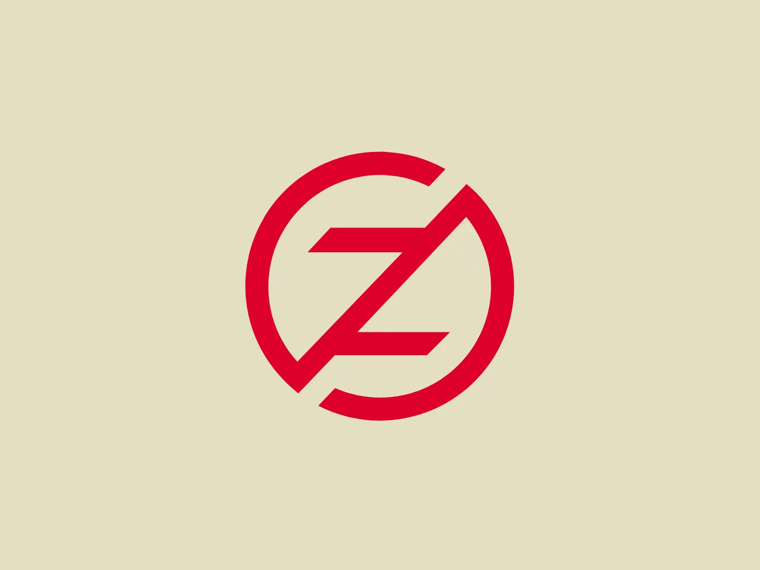 The Zero Friction logo features a stylized letter "Z" encapsulated within a circle. The design is modern and minimalistic, with the "Z" constructed from bold, red lines that contrast sharply against the white background. The lines of the "Z" are not connected, giving a sense of motion or energy. The circular boundary intersects the "Z" creating a dynamic effect and offering a feeling of completeness. Considering the logo's colors and design style, a subtle and neutral background that complements without overwhelming would be appropriate.
