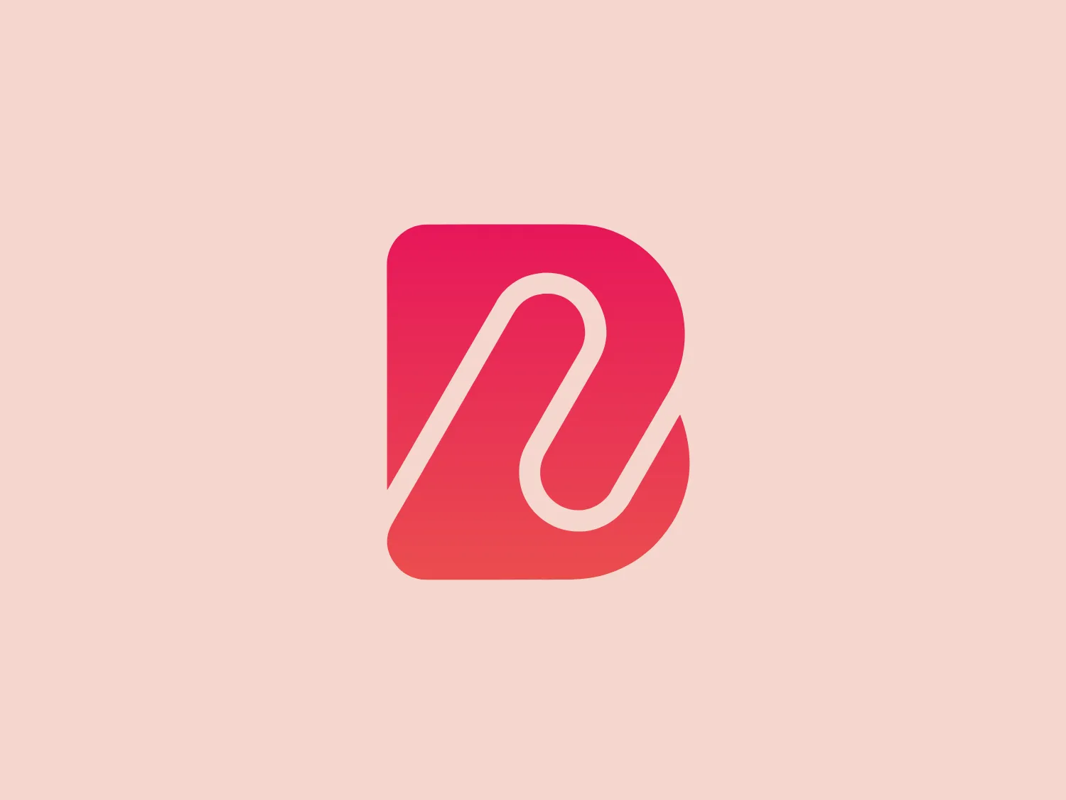 The Boldly logo features a modern and minimalist design with a stylized letter "A" that suggests motion or a loop. The smooth, flowing design combines rounded edges and fluid lines, creating a vibrant magenta to soft pink color gradient for a sense of depth. This exudes innovation and approachability.
