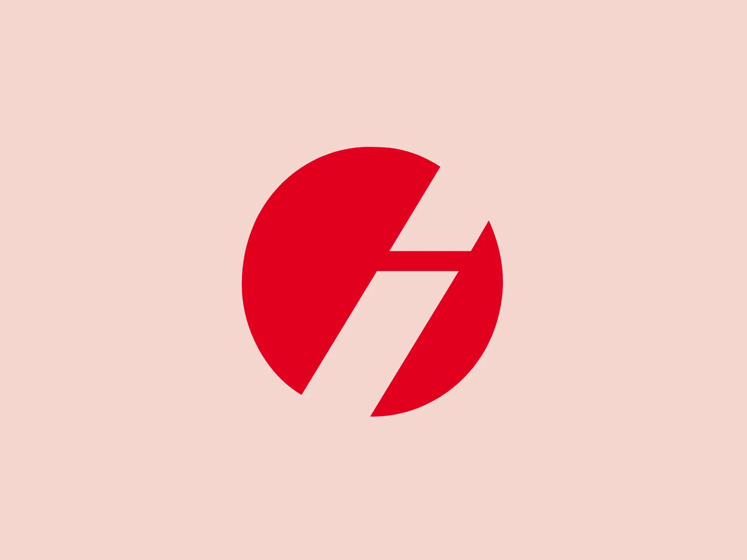 The Inland Group logo is a minimalist and modern design featuring a bold, red circle with stark, white negative space cutting through it, creating sharp, clean lines and three distinct sections. The vivid red color suggests energy and passion, while the overall aesthetic is clean and modern, with a sense of movement implied by the division of the circle. The simplicity and striking contrast between red and white make it a memorable logo.