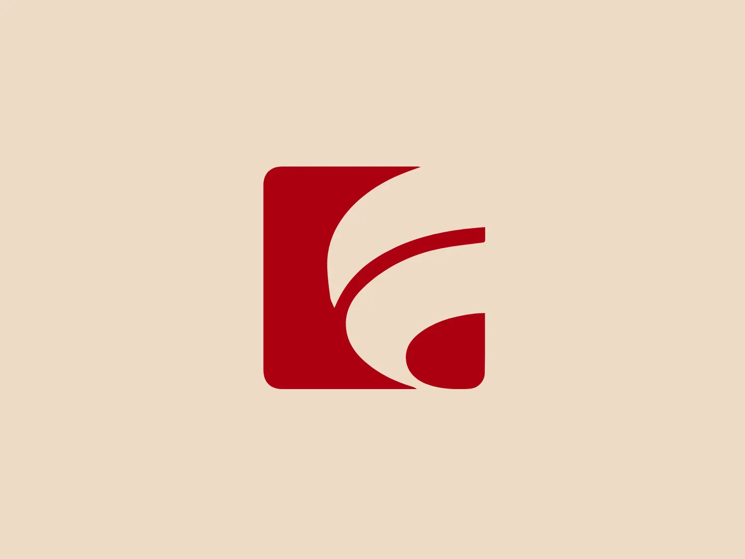 The Famous Footwear logo is a dynamic, abstract representation created with a stylized combination of shapes that convey a sense of boldness and energy. The monochromatic design features a rich, deep red color and comprises a solid square with a curved line and a circular cut-out, evoking movement and modernity. The sharp edges of the square contrast with the smooth curves of the negative space, making the logo visually interesting and memorable. The overall aesthetic is clean, minimalistic, and contemporary, suitable for a brand looking to project innovation and efficiency.
