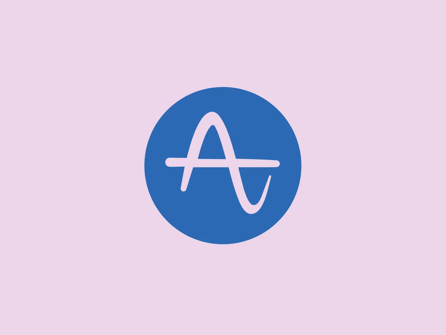 The Amplitude logo showcases a stylized lowercase "a" with a flowing, cursive-like design that exudes a dynamic and modern feel. The letter is white and positioned centrally on a solid blue circle, emanating stability and trustworthiness. The addition of an upward swoosh brings a sense of movement and innovation. This seamlessly merges simplicity with elegance, ensuring versatility and scalability. Complementing this logo with a soft pastel background color would provide a subtle contrast while preserving its vibrancy.