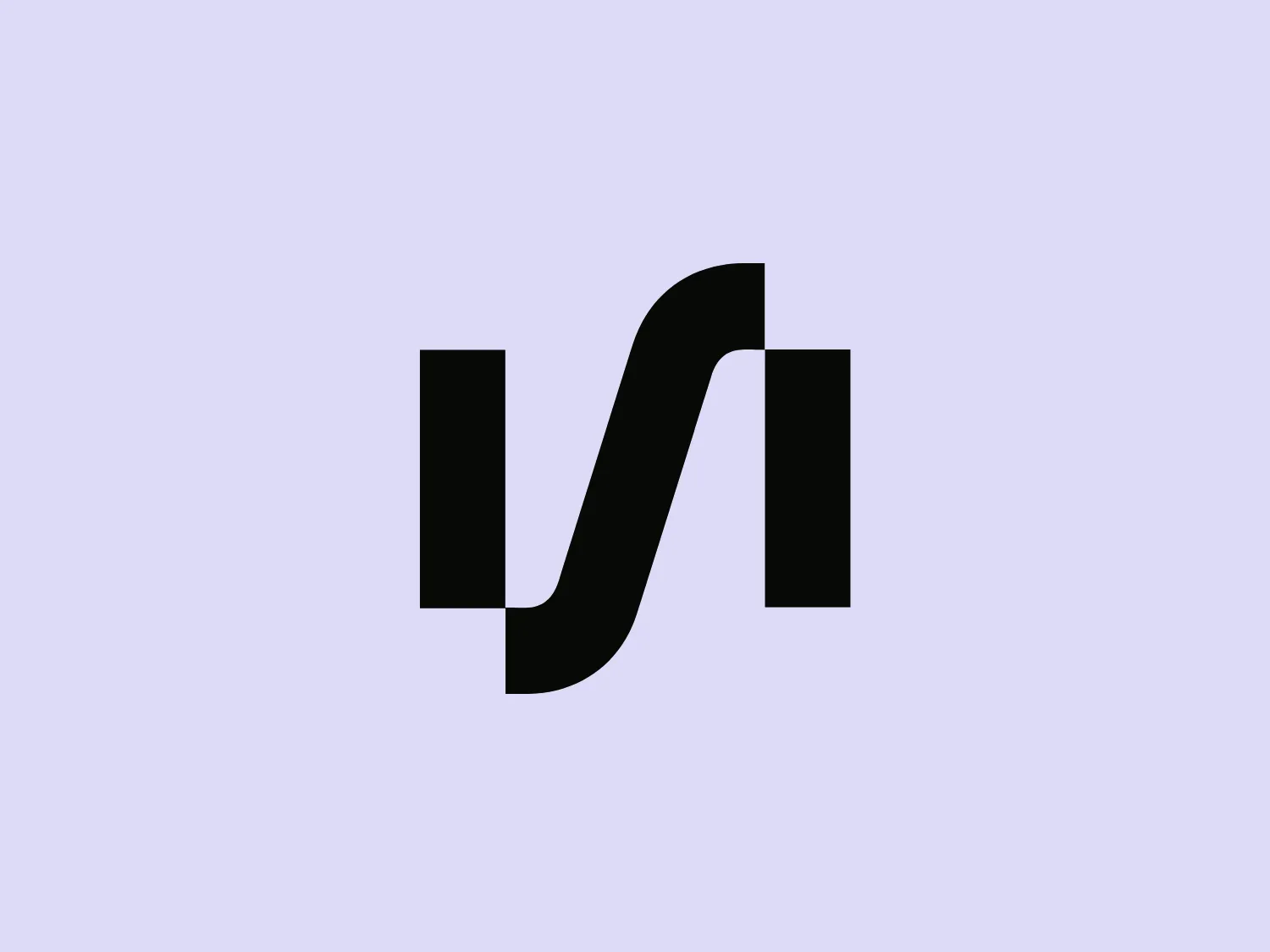 The Silvergate logo features a stylized, minimalistic design with a flowing, ribbon-like form. It employs bold, black lines to create an abstract shape that somewhat resembles a lowercase "n" with a wave in the center segment, infusing it with a sense of movement and fluidity. The clean lines and use of negative space give it a modern and professional aesthetic. It is devoid of any other colors or additional design elements, allowing for versatile use across various mediums.