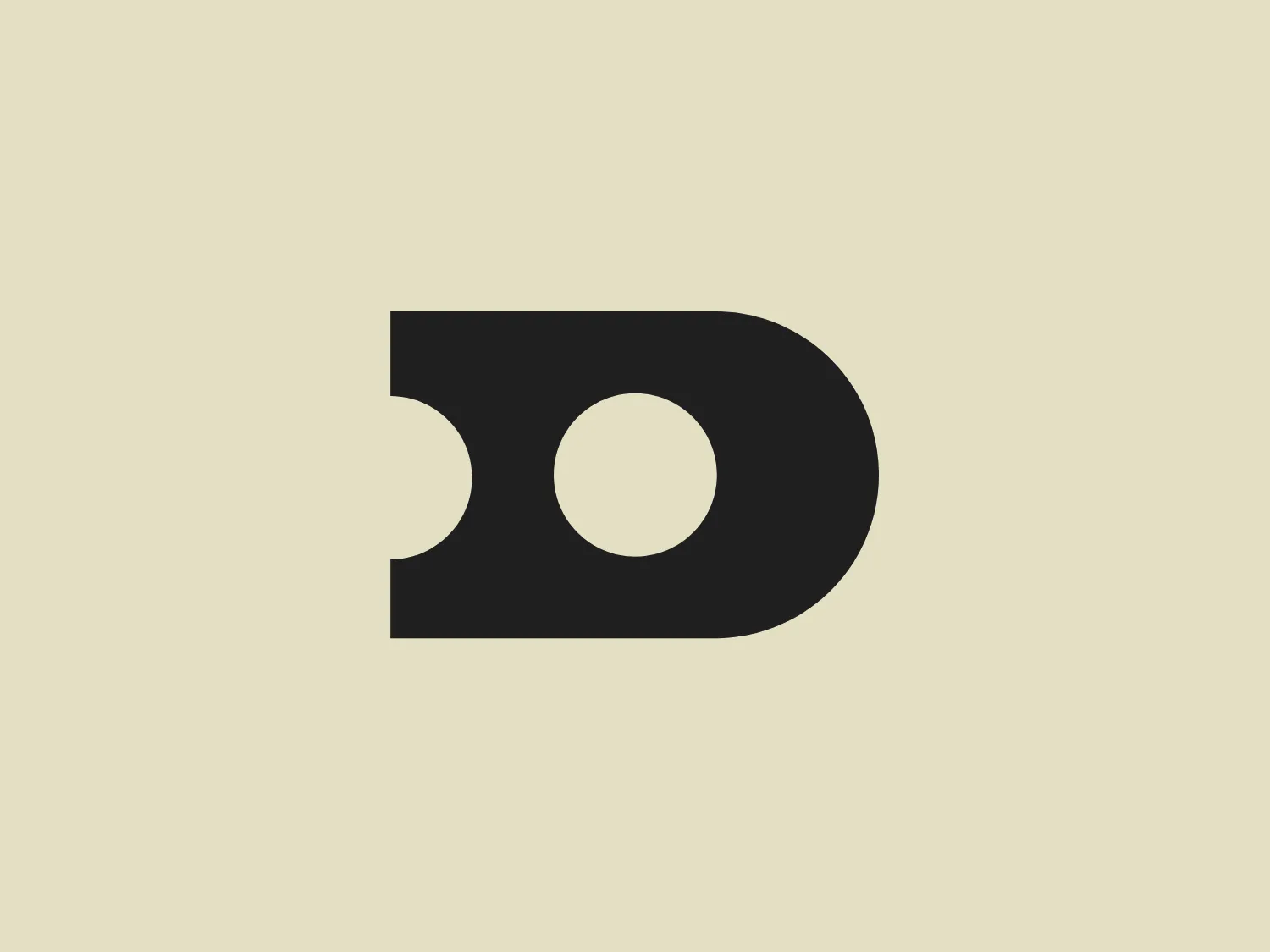 The Daktronics logo features a stylized, lowercase letter ‘d’ in a bold, electric blue color. The design incorporates two perfect circles carved out from the solid form, creating negative space. The font is rounded, imparting a modern and friendly feel. The right edge of the letter extends outward slightly, adding a unique touch to the overall shape. Given the blue color of the logo, a pale, contrasting background would be complementing.