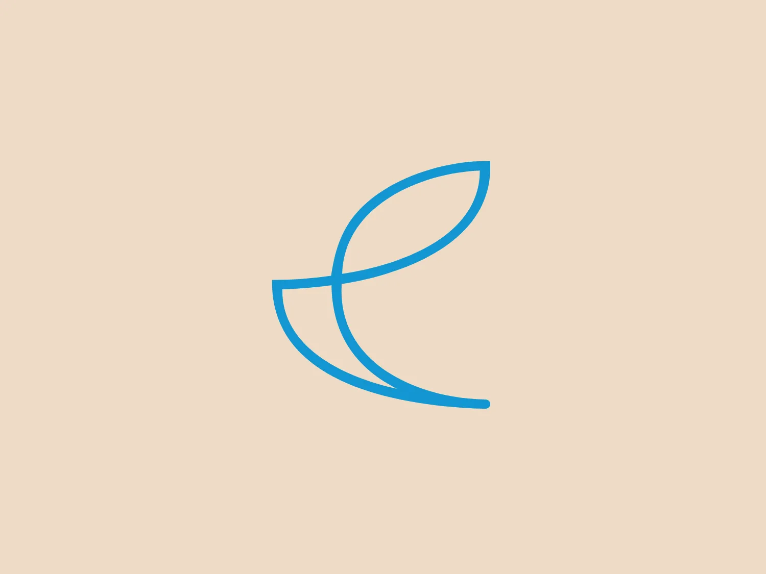 The Envise logo features a minimalist and modern design, composed of two curved lines that create an abstract representation of a leaf or a similar organic shape. The lines are crisp and smooth, giving a sense of grace and simplicity. The color of the logo is a bright blue with a hint of cyan, which provides a fresh and clean appearance. Given the blue color of the Envise logo, a neutral and light background color would complement it well without clashing or overpowering it.