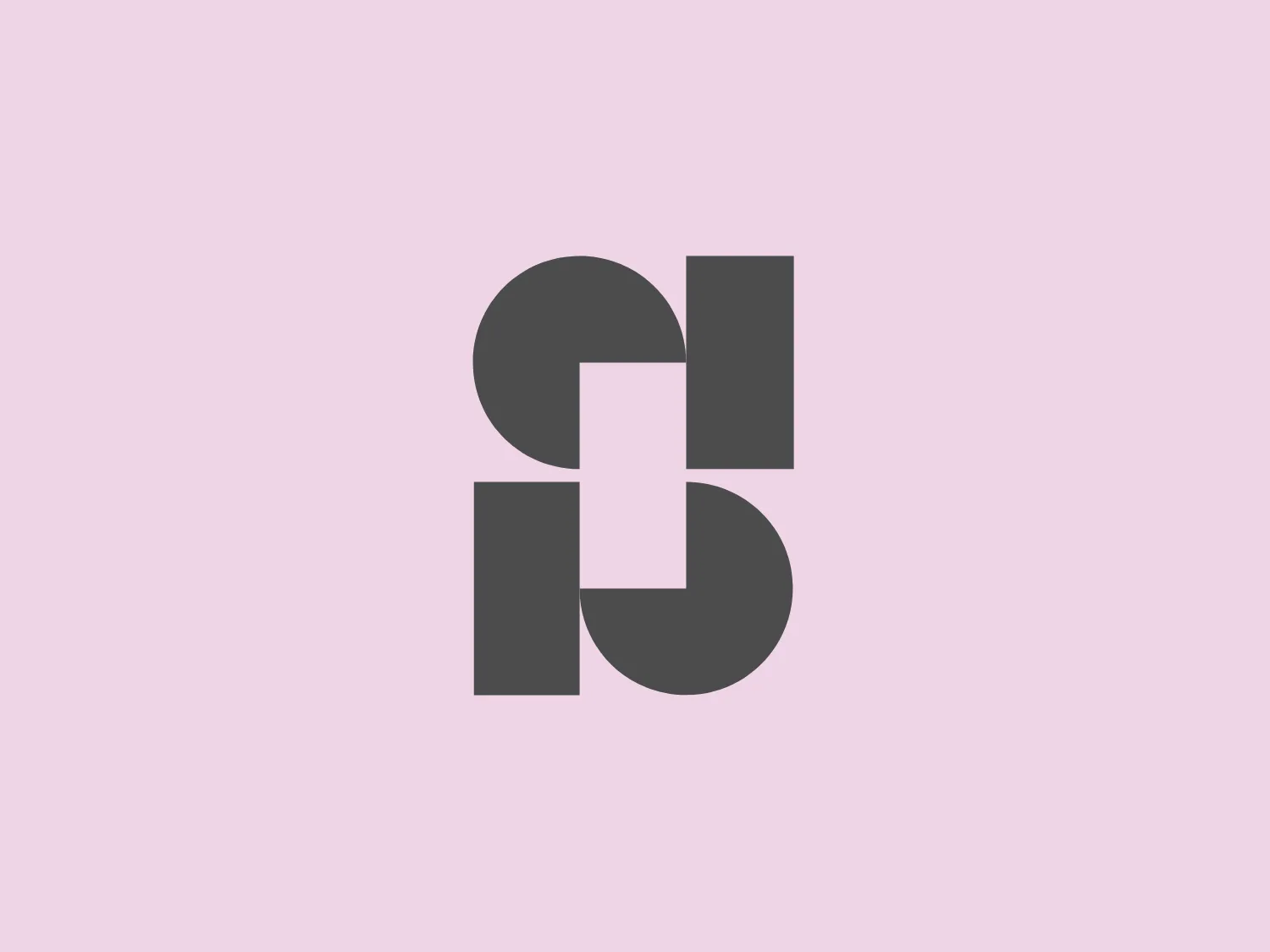 The Snabbgross logo is an abstract, geometric design featuring two interlocking shapes. The primary shape resembles the letter "S" comprised of two arcs facing opposite directions and connected in the center. The secondary shape, which looks like a square, intersects with the "S," suggesting a sense of connectivity or integration. The logo is monochromatic, utilizing a bold orange hue that gives it a modern and energetic feel. Considering the use of orange and the minimalist aesthetic, a background that complements without overshadowing it would be ideal.