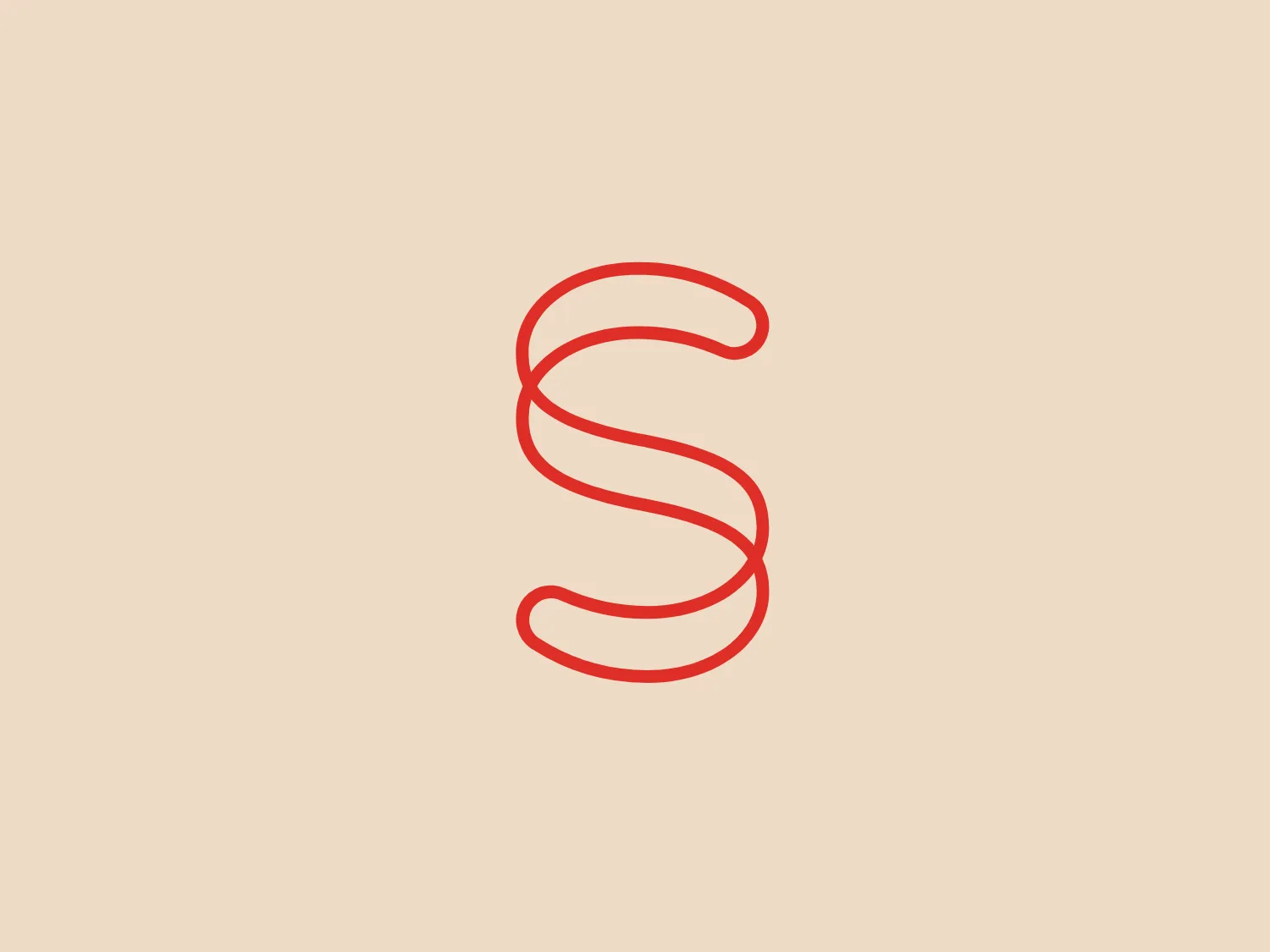 The logo in the image consists of a stylized letter "S" with a flowing, ribbon-like design. It has smooth, curved lines and does not have any breaks, suggesting continuity and fluidity. The "S" is depicted in a vibrant, reddish-pink hue that gives it a dynamic and modern feel. The thin line weight contributes to the logo's elegance and simplicity, and the absence of additional elements keeps the focus purely on the letterform. This minimalist aesthetic makes the Sourced Capital logo versatile and easy to recognize.