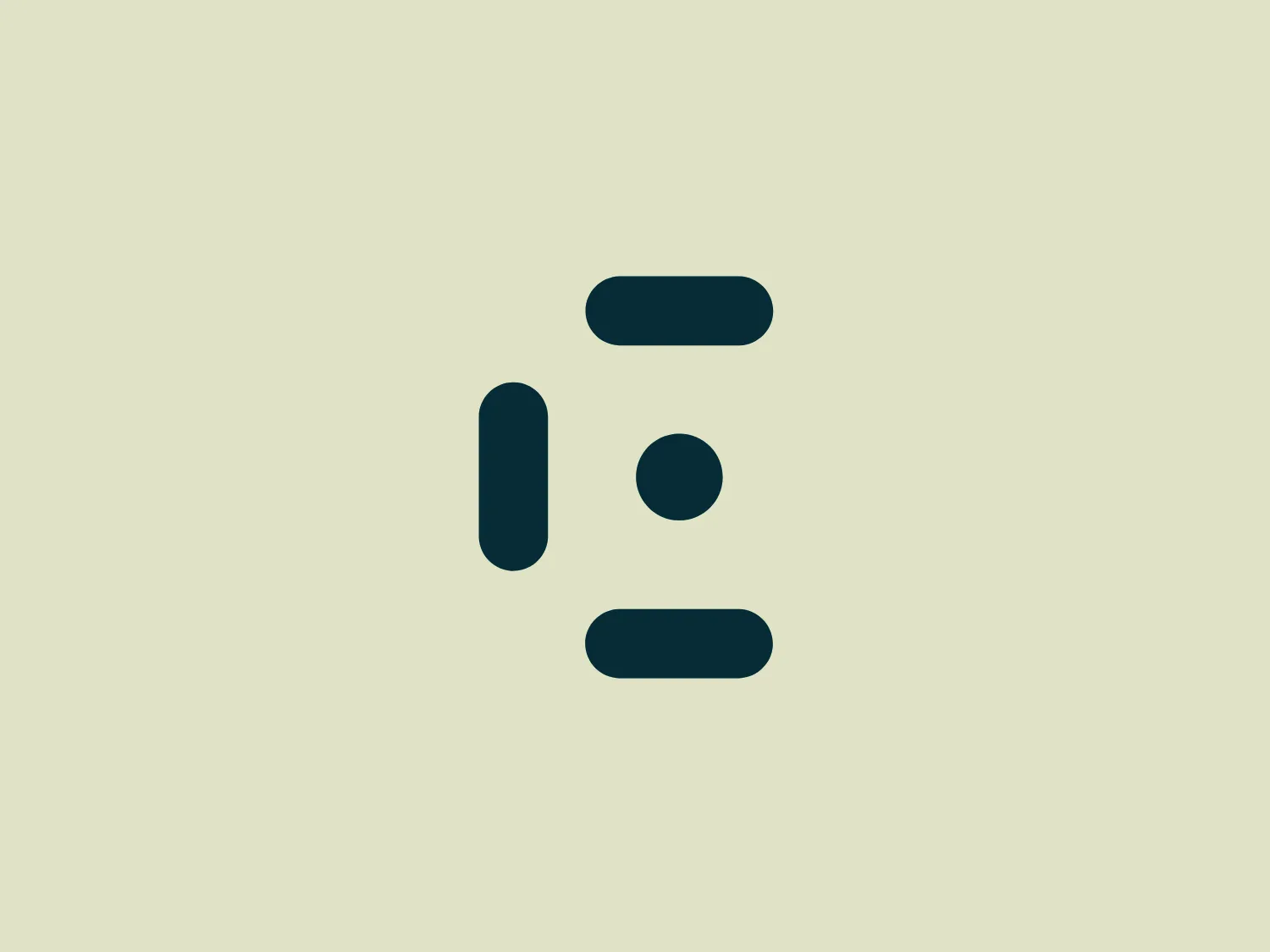 The image shows a minimalist and modern logo composed of a set of geometric shapes that resemble an abstract letter 'E' for eHealth Research. The logo is made up of three dark blue, horizontal rectangles of varying lengths and a vertical oblong shape. Each element is uniformly spaced, suggesting a sense of balance and order. The aesthetic is clean and contemporary, with a color palette that conveys professionalism and reliability. The simplicity of the design allows for versatility in various applications.