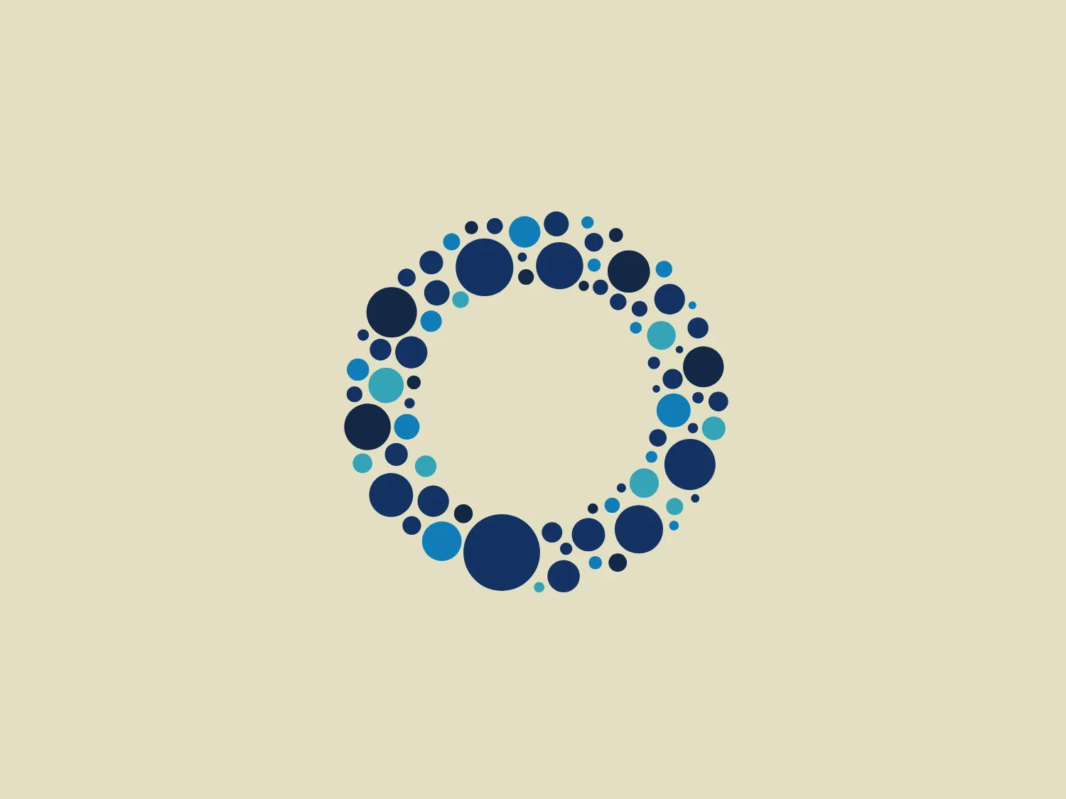The Axol logo showcases a dynamic circle made up of various-sized dots, creating a sense of movement and continuity. Ranging from dark navy to light teal, the dots provide depth and a modern gradient effect. The overall design is minimalistic and contemporary, with the omission of solid lines suggesting innovation and flexibility. The lighter and mid-tone dots seem to float towards the top, implying growth or ascendance, which is a common motif in technology or service-oriented branding.