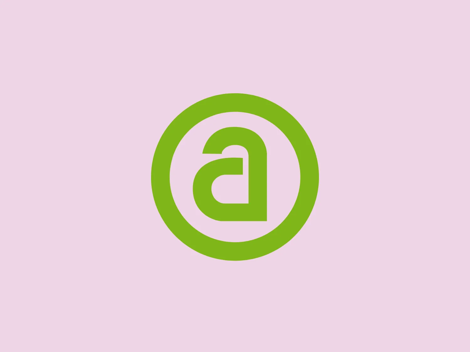 The Aluminum Association logo features a sophisticated and modern design with a stylized letter 'a' enclosed within a circular shape, representing cohesion and unity. The use of negative space elegantly forms the letter within the circular background. The vibrant lime green color scheme exudes energy and vitality, while the bold, curved font of the 'a' enhances the logo's friendly and accessible vibe, perfectly complementing the circular theme. Overall, the design communicates innovation and approachability.
