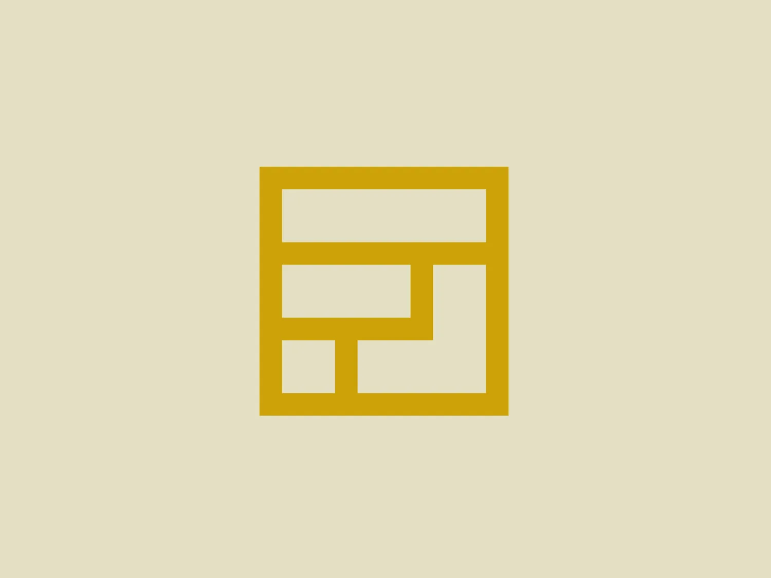The Flagler Investment logo features a bold, golden-yellow square containing a stylized white letter "E," composed of three white horizontal bars of varying lengths and a shorter vertical bar. The bars create an abstract representation of the letter within the square, with the use of negative space providing a clean and minimalist aesthetic.
