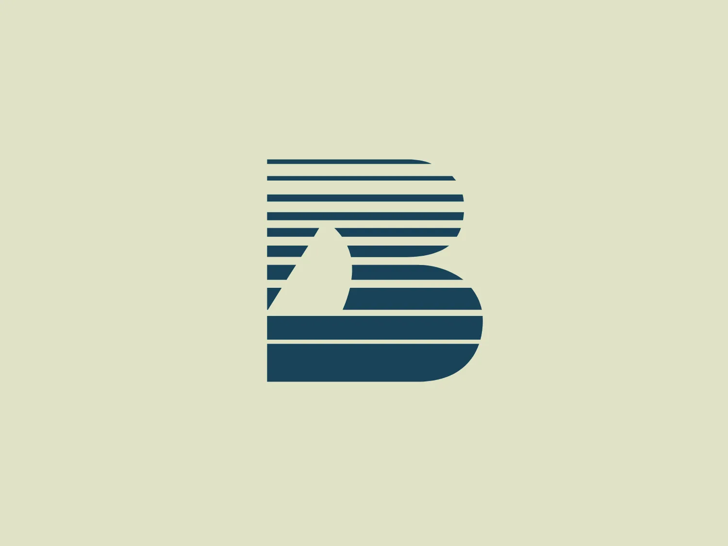The business name, Bay Federal, is displayed in the logo. The logo features a stylized letter "B" made up of dark blue horizontal stripes of varying length, giving a sense of movement and modernity. The letter incorporates negative space to form an arrow-like shape in the upper section, suggesting progress or forward direction. The design exudes a sleek, tech-oriented aesthetic, implying precision and efficiency. This versatile logo would stand out effectively on a lighter, subtly contrasting background.