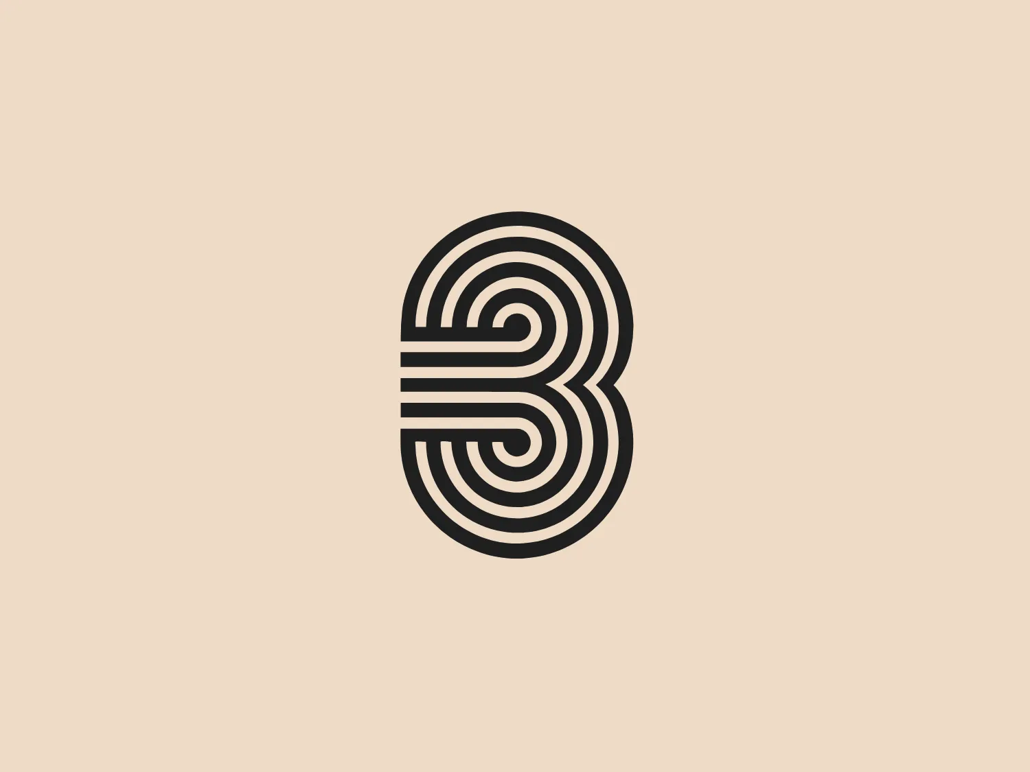 The logo for Third Street Music School Settlement is a modern, stylized number "3" formed by concentric red lines. The design is clean and minimalistic, with five evenly spaced parallel lines creating the number. The bold red color and sleek sans-serif font give the logo a contemporary and dynamic feel. The three horizontal lines within the number could symbolize equality or layers of service/quality. A neutral and soft background would complement the vivid red color and modern design of the logo.