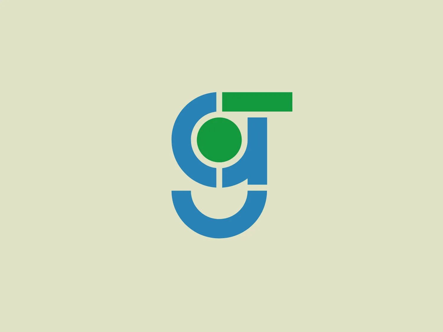 The CPF Tecno GECA logo consists of a sleek and modern design with stylized characters forming a lowercase 'g' connected to an uppercase 'I'. The 'g' has a bold sans-serif design and a vivid green color, leading into a complementary blue 'I' with a horizontal line to convey unity. The bright and fresh colors suggest a vibrant and dynamic brand identity, while the design exudes simplicity yet distinctiveness with a clear, contemporary feel, suitable for a technology or creative company.