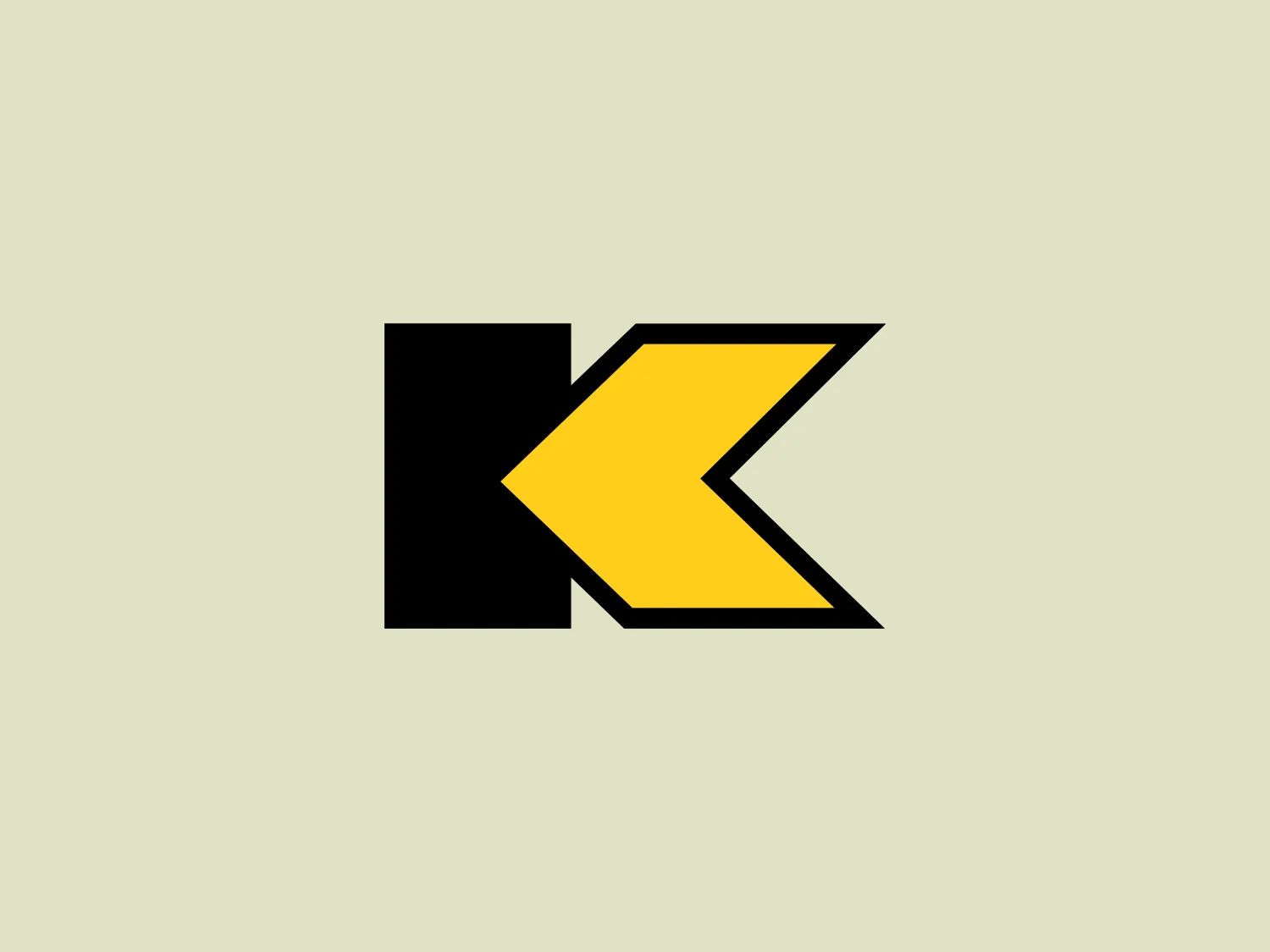 The Kennametal logo features a bold and angular design, combining a black rectangle with a stylized yellow arrow pointing left. The modern and striking visual uses contrasting colors, black and yellow, to create a dynamic and forward-moving appearance. The overall aesthetic is minimalist, with a focus on geometric shapes and a clean, eye-catching look.