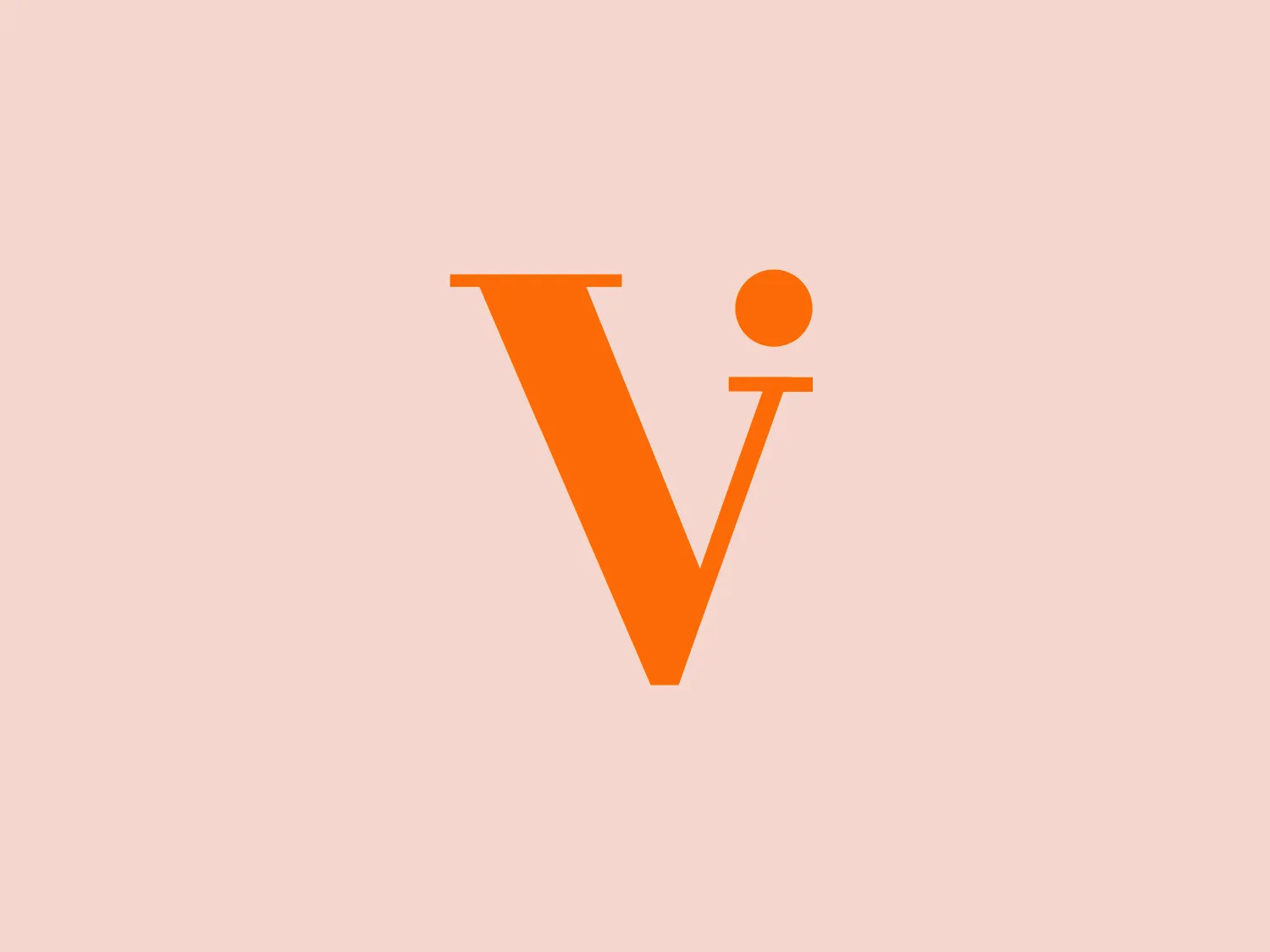 The Verity Credit Union logo showcases a modern and versatile design centered around a stylized letter "V" using a bold, flat orange color. The primary structure of the letter is formed by two converging diagonal lines, with a small circle adorning the top right portion, providing a creative touch to the overall minimalistic design.