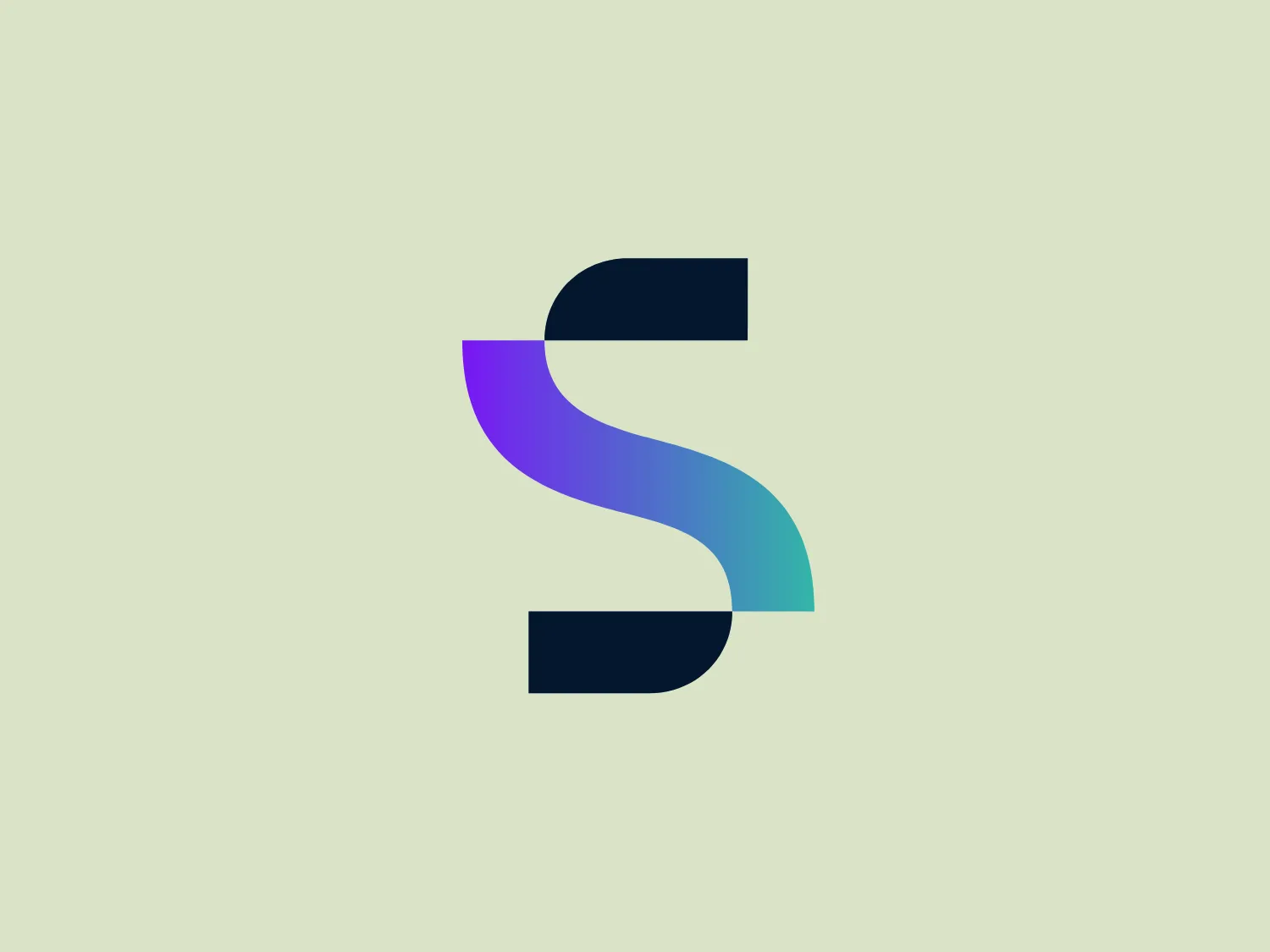 The Software AG logo features a stylized letter "S" with a modern and minimalistic design. The upper part of the "S" transitions from a deep navy blue to a light cyan, while the bottom part maintains a solid navy blue color. The middle portion of the "S" showcases an interesting gradient that smoothly blends from navy blue through cyan to a purple hue at the top. This creates a sense of depth and three-dimensionality. The font appears bold and clean, with a sleek curvature that emphasizes motion and fluidity. The logo evokes a sense of innovation and contemporary style.